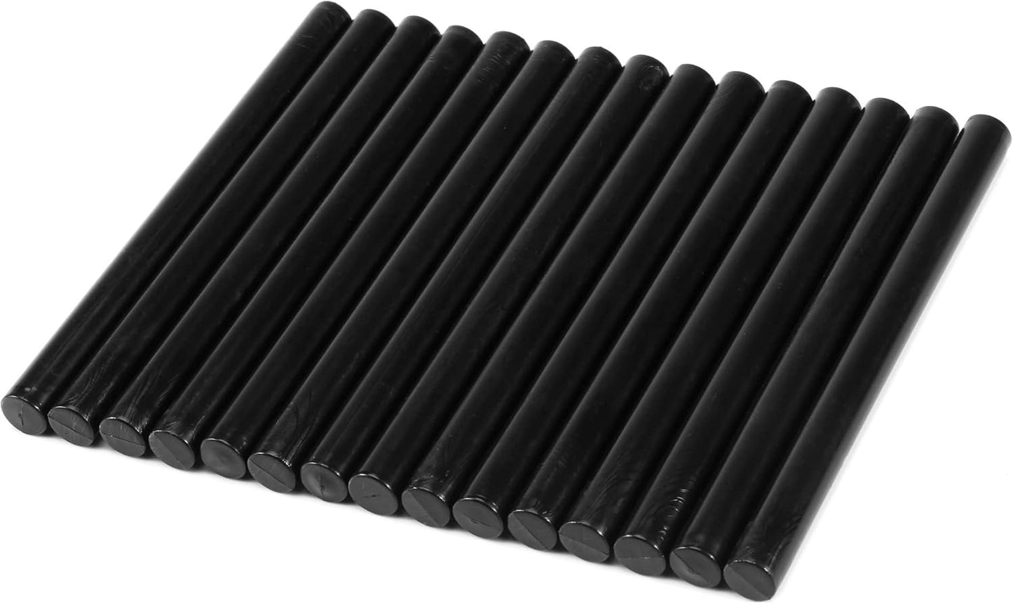 Yoption 15 Pieces Black Glue Gun Sealing Wax Sticks for Wax Seal Stamp, Great for Wedding Invitations, Cards, Envelopes
