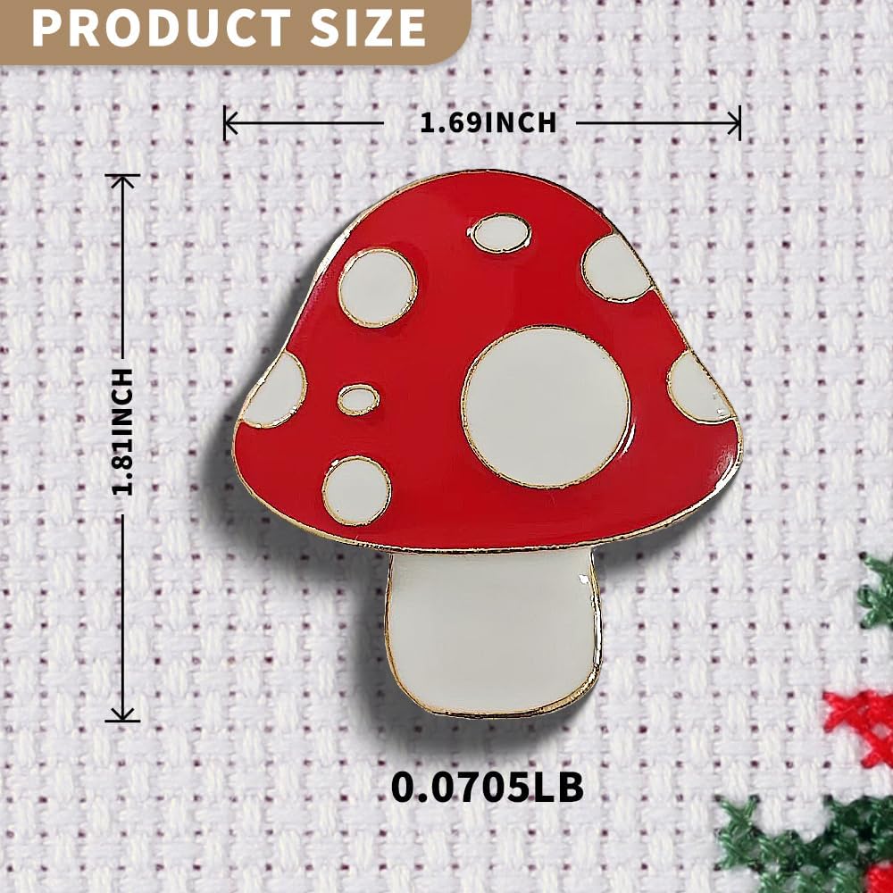 Needle Minder Magnet, Magnetic Needle Minder, Needle Minders Magnetic Cross Stitch Accessories, Magnetic Needle Holder, Life Tree, Butterfly, Cats, Owl, Heart (Mushroom)