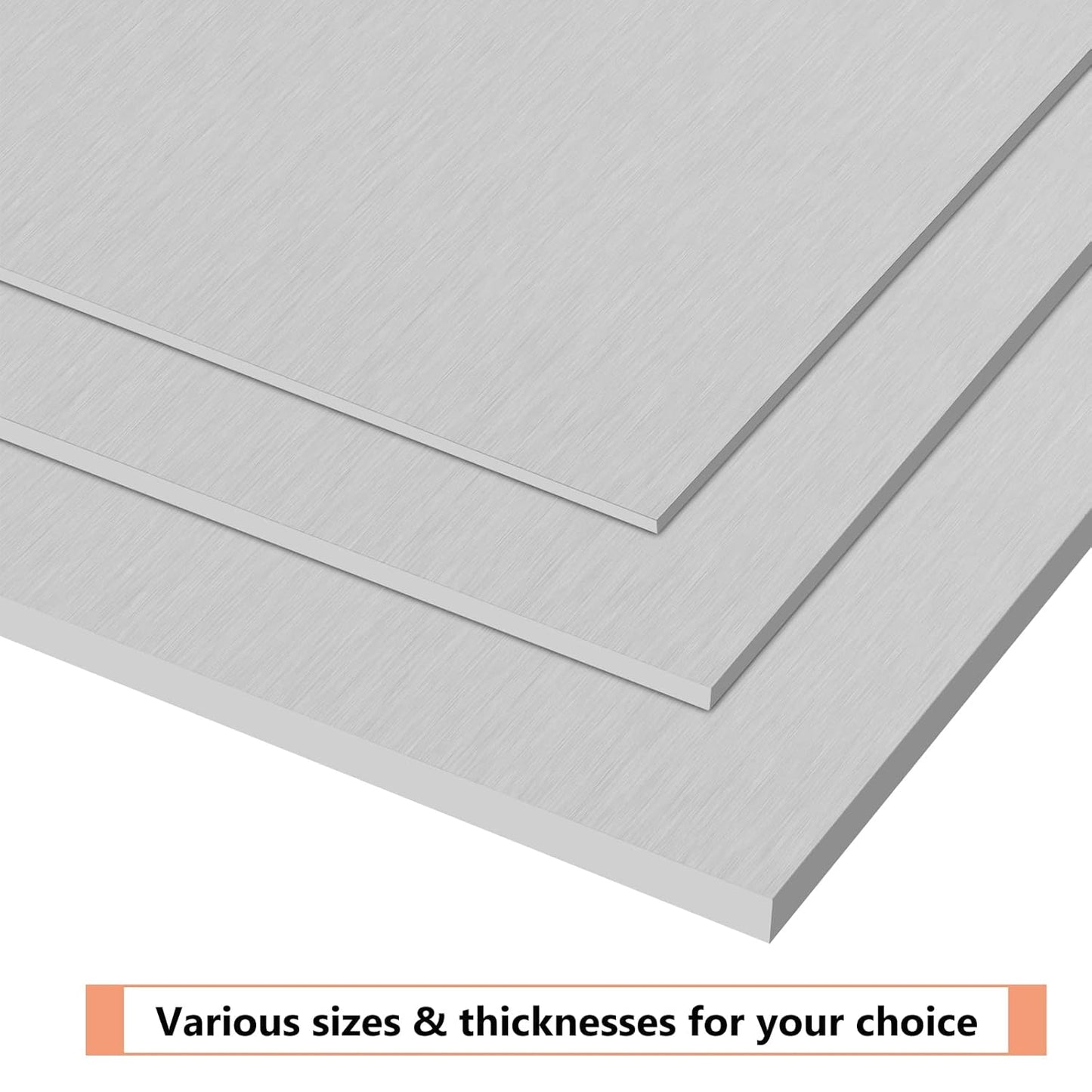 2Pack 6061 T651 Aluminum Sheet Metal 10 x 10 x 1/16 (0.06”) Inch Plain Thin Aluminum Plate Covered with Protective Film, Heat Treatable Rectangle 1.5MM Aluminum Metal Plate for Crafting, Industrial