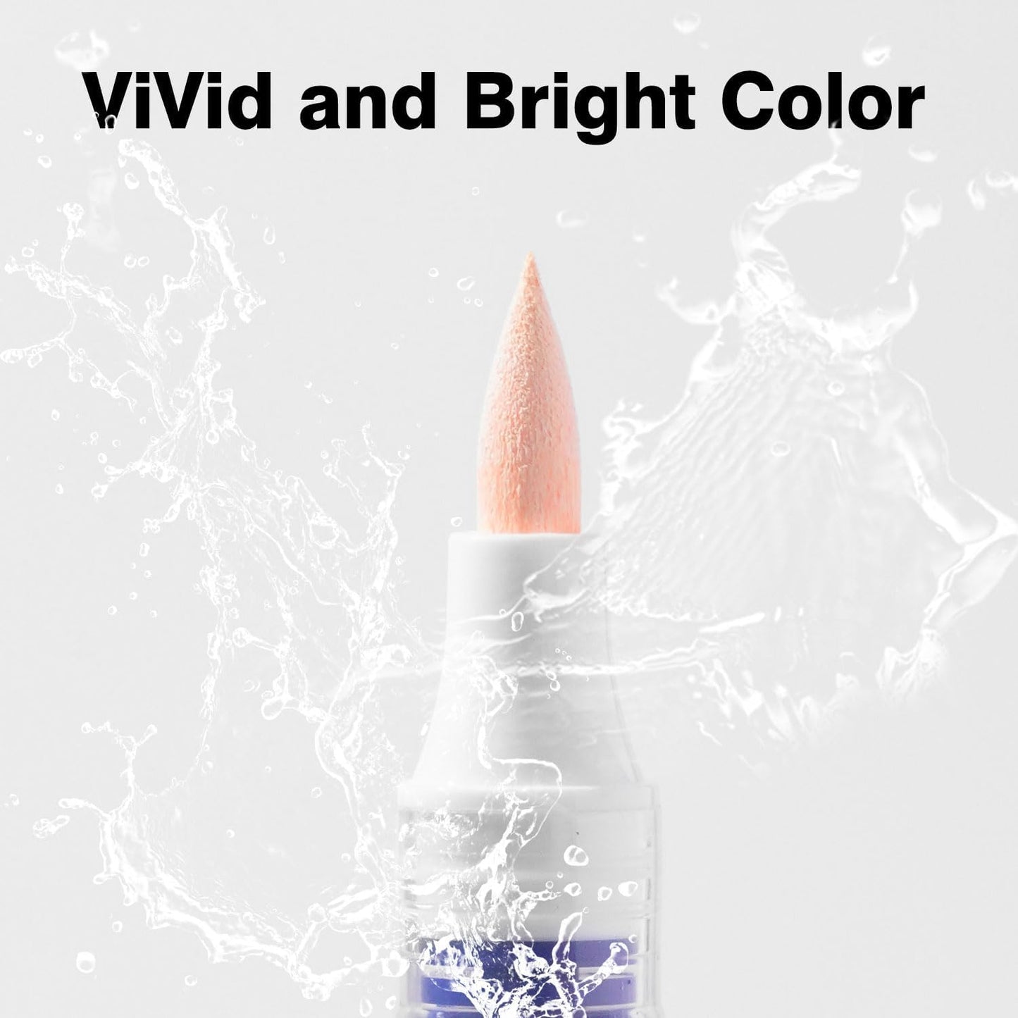ROSYMENG 9 Color Acrylic Paint Pens,Quick-Drying Waterproof Acrylic Paint Markers, Soft Brush Tip Acrylic Markers for Canvas, Rock Painting, Wood, Stone, Glass, Ceramic, Fabric Painting, DIY Crafts