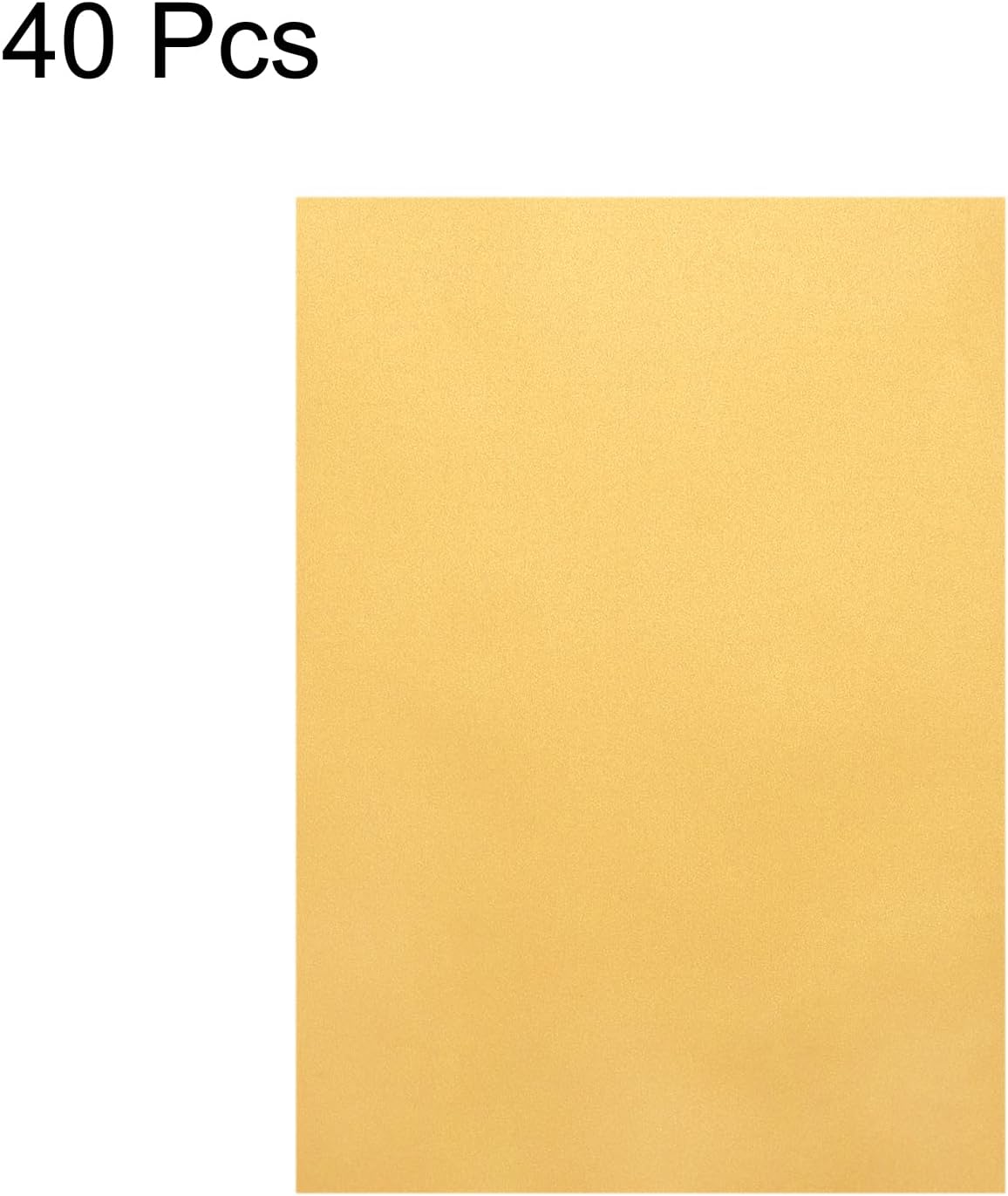 MECCANIXITY Colored Vellum Paper, 40 Sheet Gold Transparency 11.7 x 8.2 Printable Vellum Paper, Translucent Vellum Sheets for Printing Wedding Invitations, Ink Jet Laser Printer