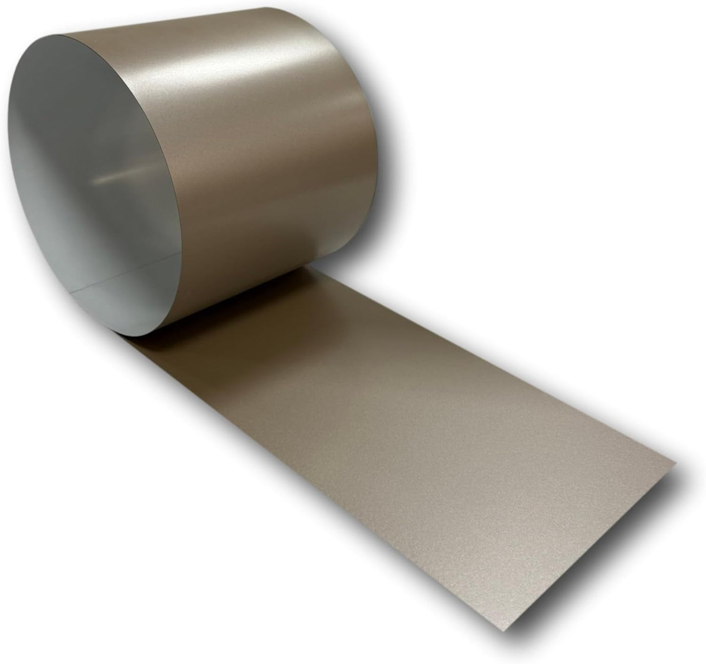 Eagle 1-24 Gauge KYNAR 500 Sheet Metal Flashing Rolls-10 FT Long-Heavy Duty-Commercial Grade-Roofing Flashing, Fascia Cover, Coping Cap-Multiple Sizes (36" x 10 FT, Champagne)