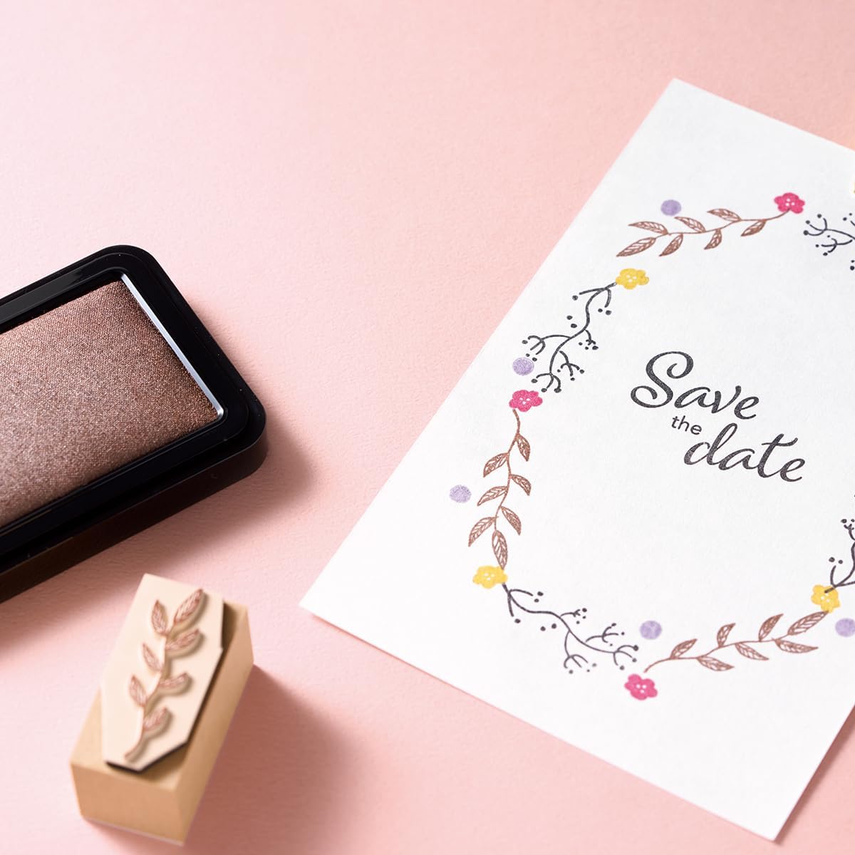IROMOYO KOSAI Stamp PAD, Traditional, Shimmering Japanese Ink Colour, Oil-Based Ink pad - Grey