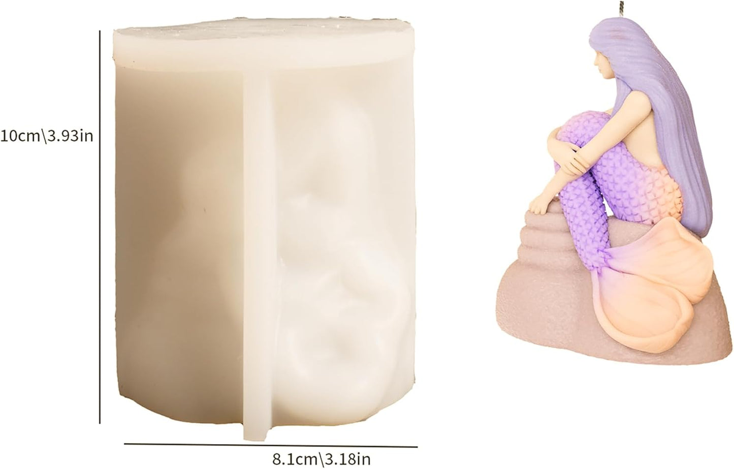 Religion Cylinder Nativity Jesus Angel Soap Resin Casting 3D Nativity Scene Candle Making Molds
