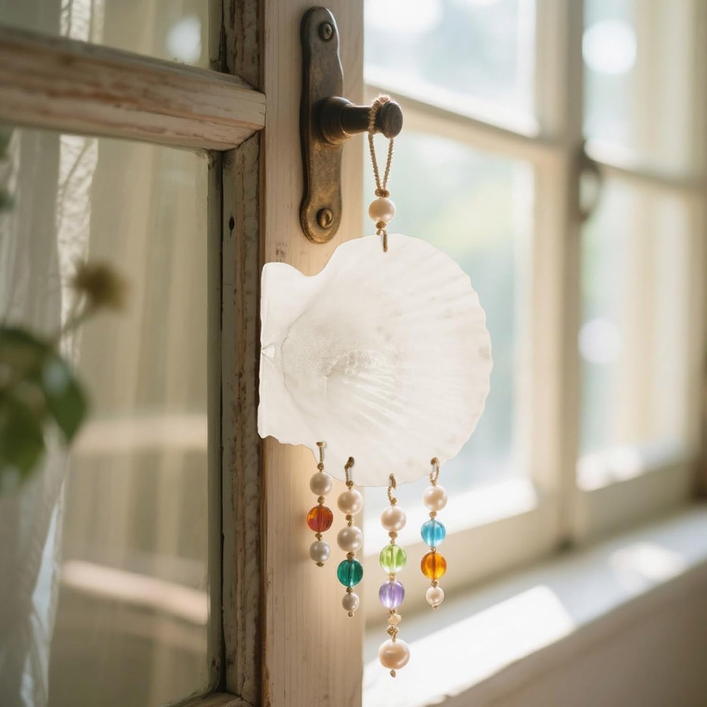 YOUKE OLA 72PCS Scallop Shells for Crafts Large Beach Natural Shells Bulk for Decoupage DIY Crafts Seashell Decorations Home Decor White 4''-4.5''