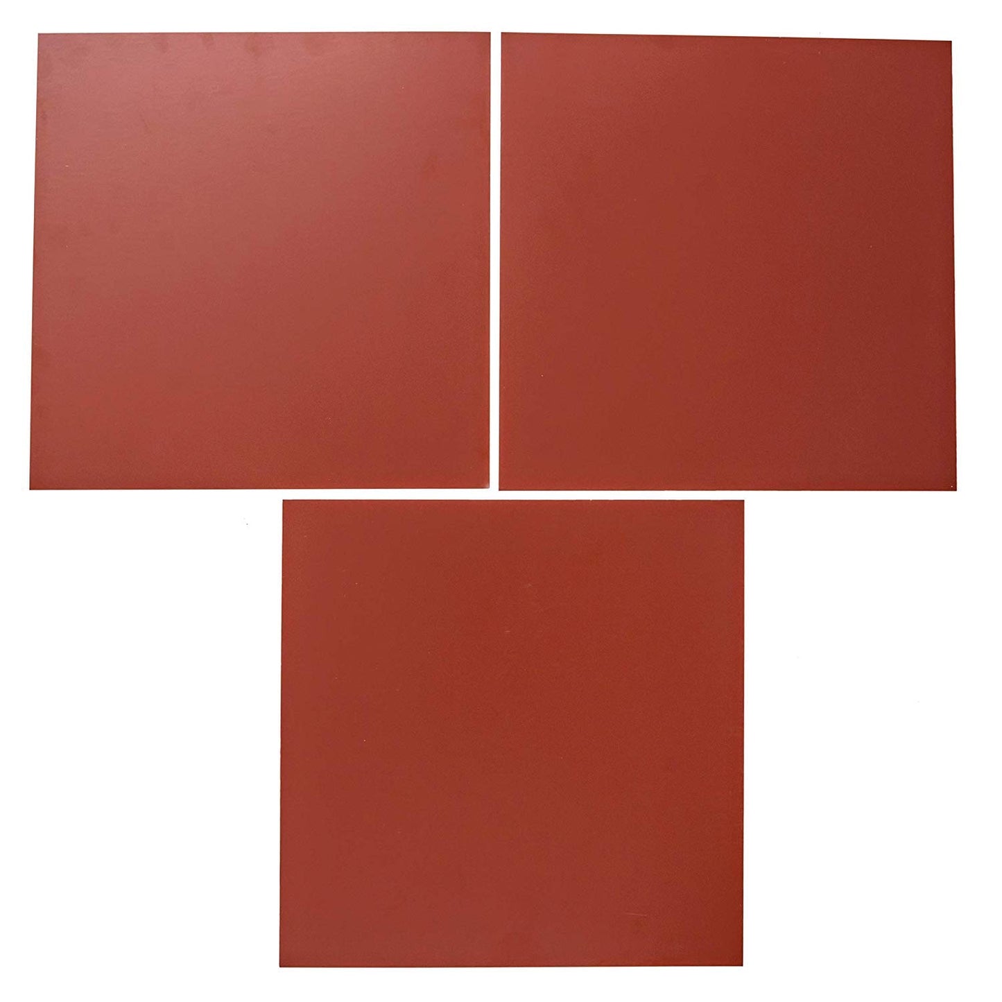 EAGLE 1: 12" x 12" 26 Gauge Sheet Metal Squares (3 Pack Per Order, Multiple Colors) Great for Arts, Crafts, DIY Home or Work Projects (6" X 6", Barn Red)