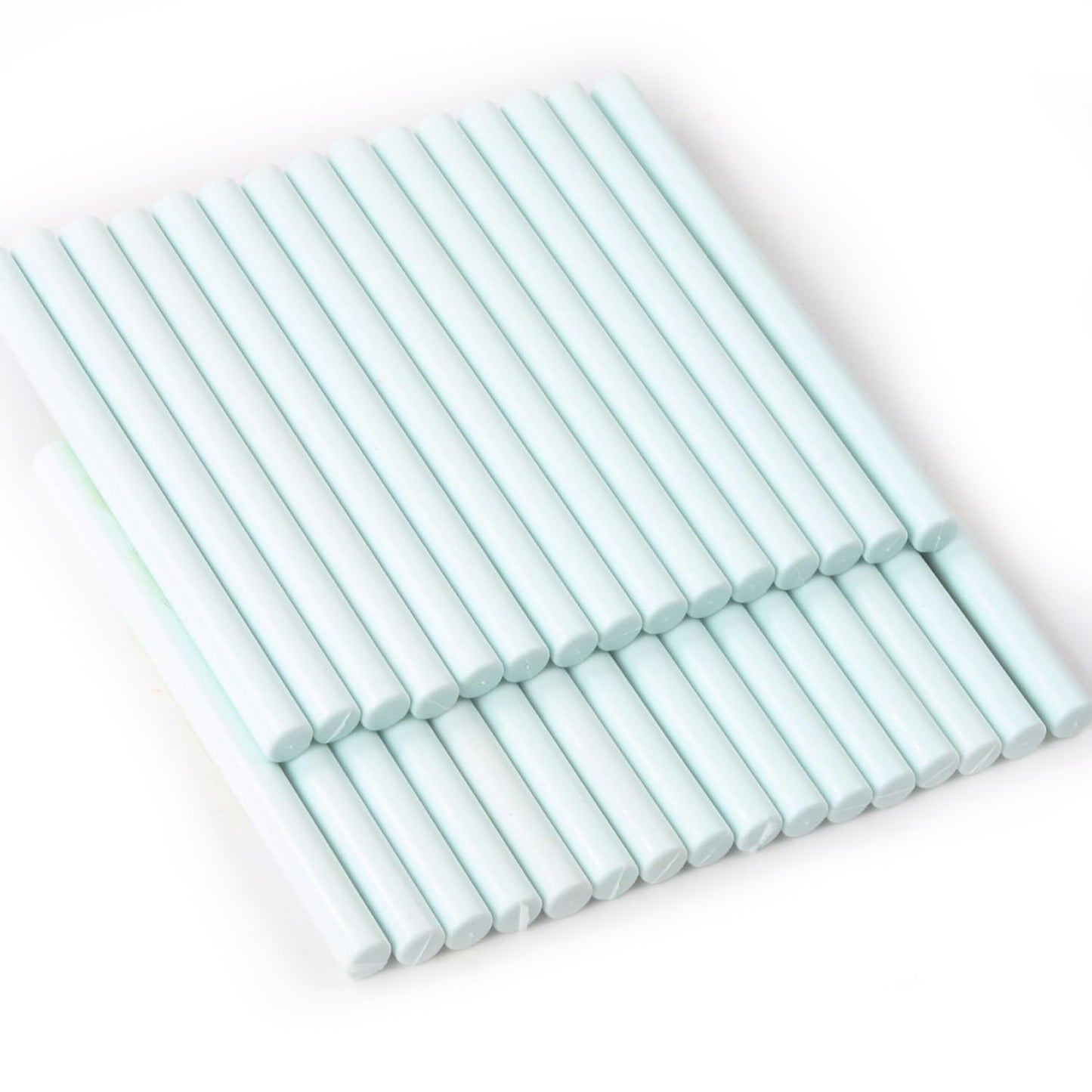 Pale Blue Wax Seal Sticks, 30pcs Sealing Wax Sticks, HOSEALING Glue Gun Sticks for Wax Seal Stamp, Premium for Wedding Invitations, Letter, Envelope (Mini Size)