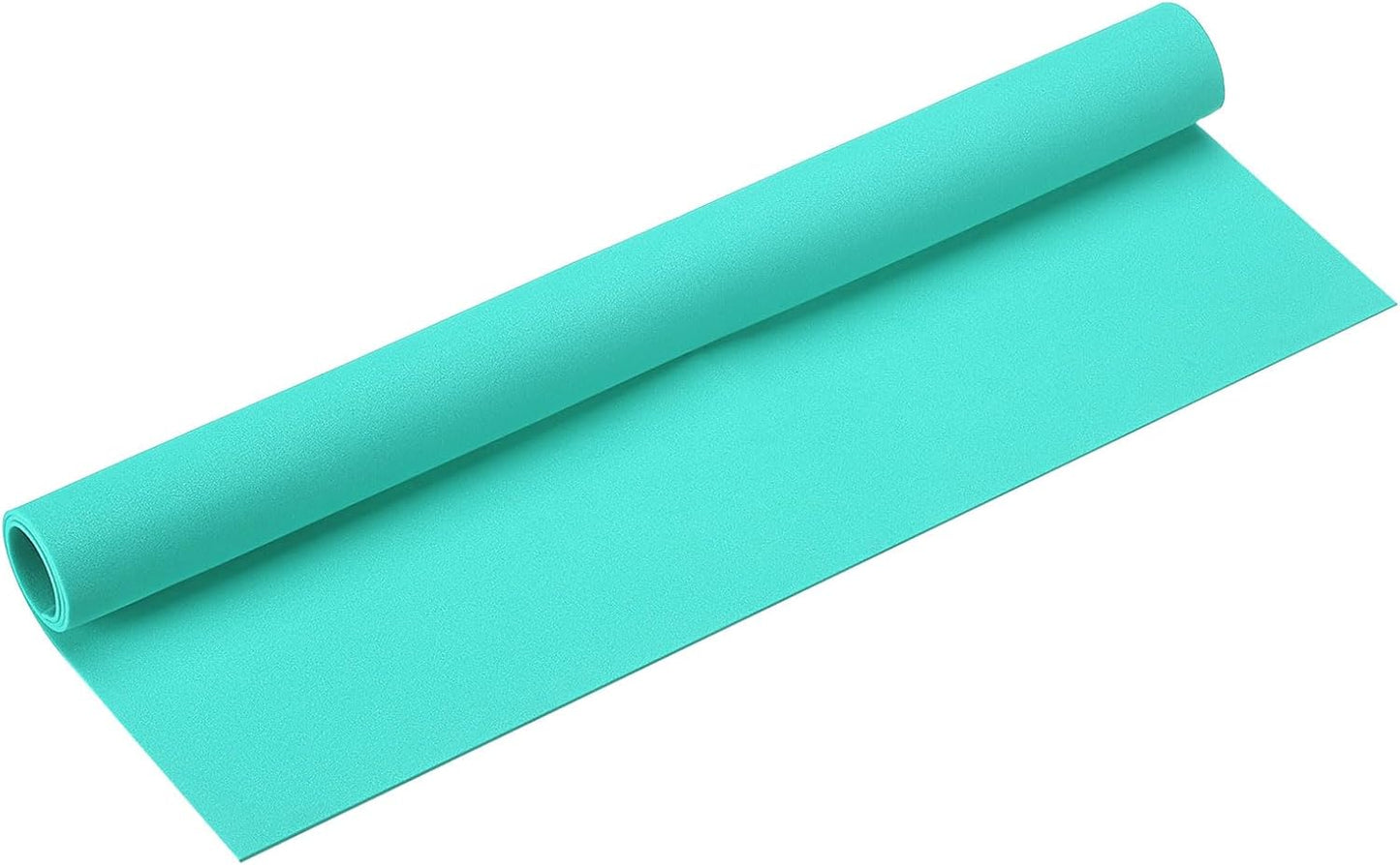 MECCANIXITY Foam Sheets Crafts 19x19 Inch 1mm EVA Craft Foam Paper Foam Sheets for Crafts Projects DIY Cosplay Modeling, Teal Green