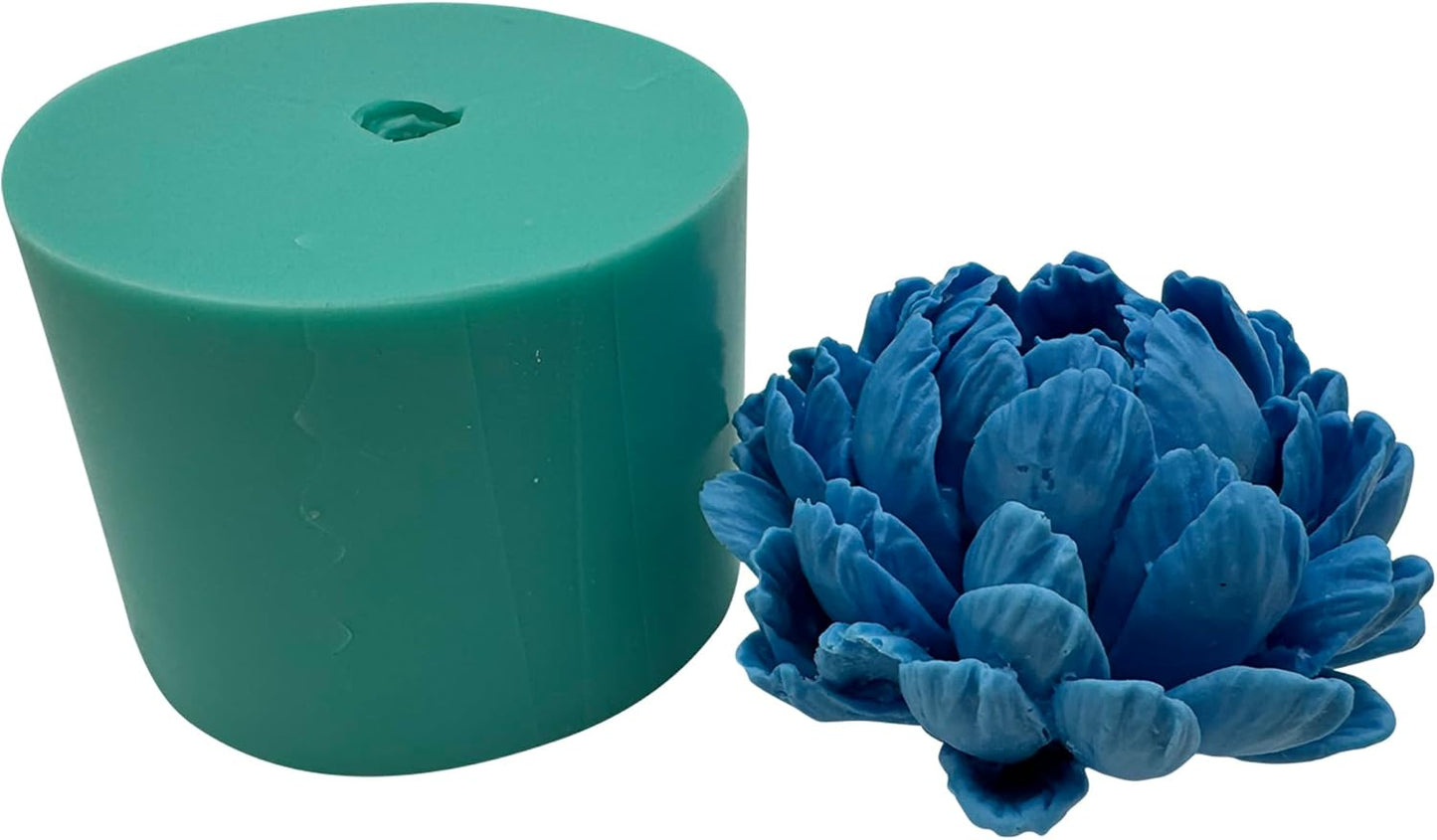 3D Blooming Chrysanthemum Silicone Mold for Crystal Epoxy Resin Flower,Home Decoration Flower Molds Aroma Plaster Stone Disffuer Mould, DIY Candle Wax Resin Craft Silicone Mould