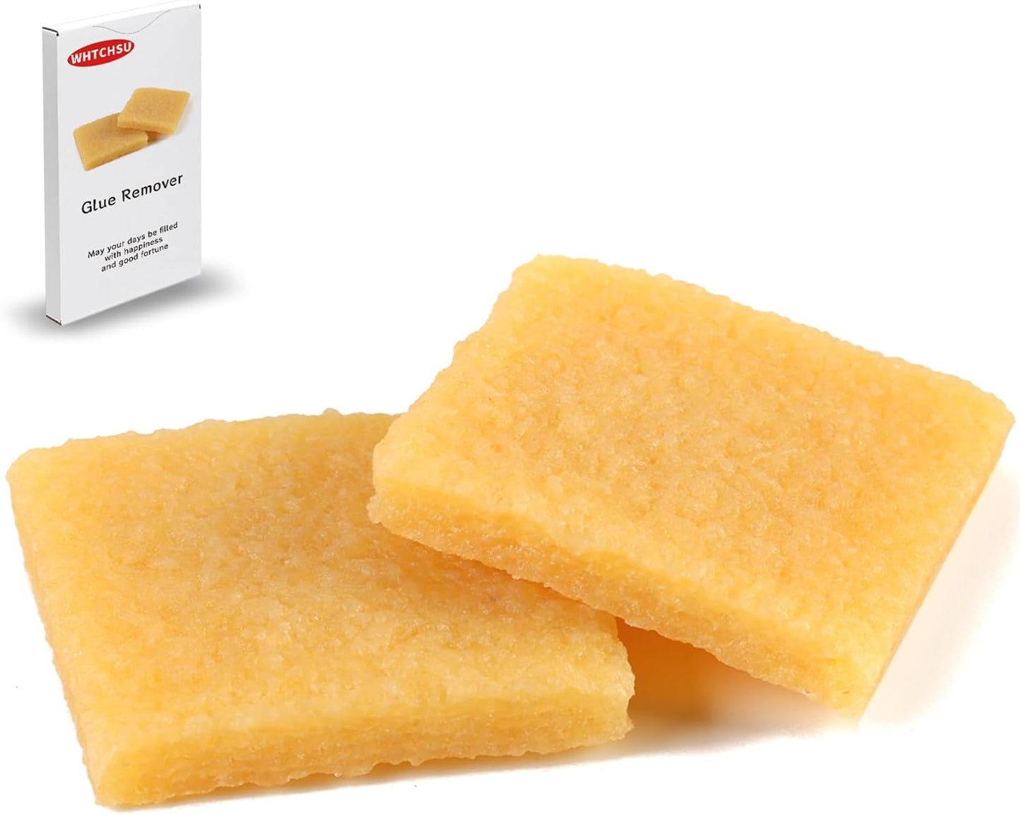 2pcs Glue and Residue Eraser Rubber Cement Cleaner for Removing Adhesive and Residues from Paper Plastic and More