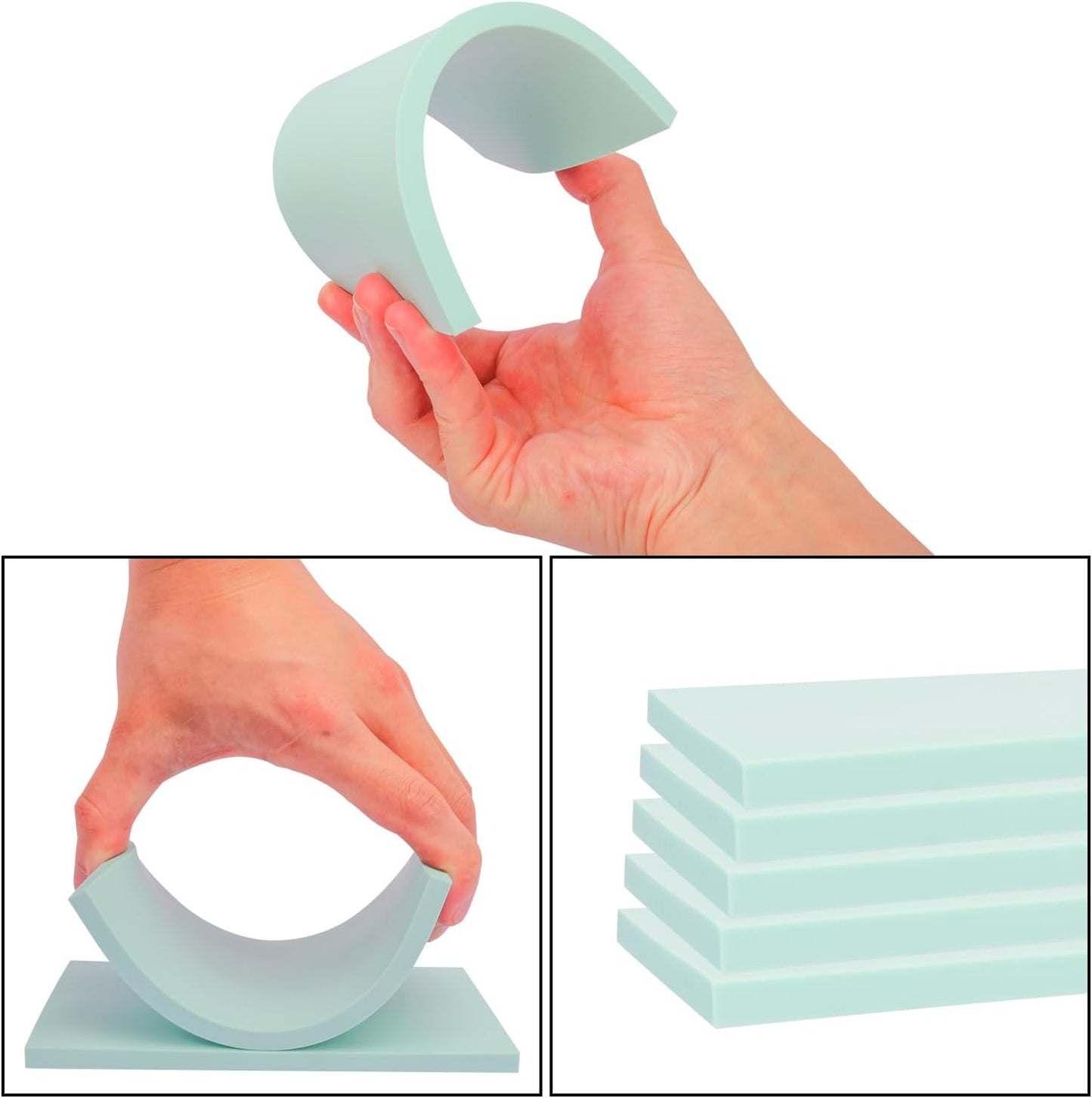 25 Pcs 4"x6" Rubber Carving Blocks, Linoleum Blocks, Stamp Carving Blocks for Printmaking, Linocut Artists, Crafts and More,(Blue) by KUKLIPJIM.