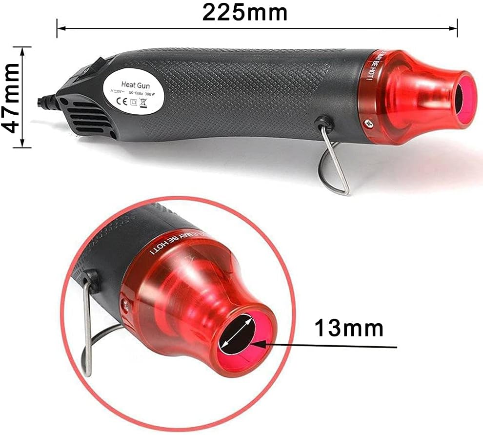 Sumi Living Mini Heat Gun, Electric Phone Repair Heat Tool Compact Hot Air Gun for DIY Embossing Shrink Wrap Drying Paint 110V