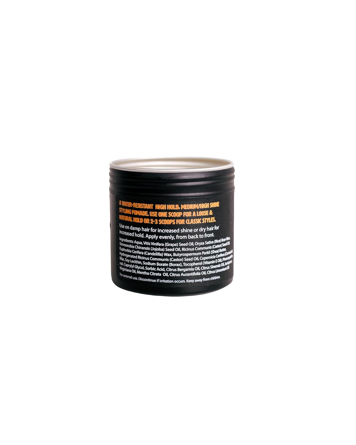 O'Douds Multi-Purpose Pomade - Water-Resistant Styling Pomade for Men - Natural, Plant-Based Ingredients - Firm hold with Medium to High Shine - Cedarwood & Orange Scent (4oz)