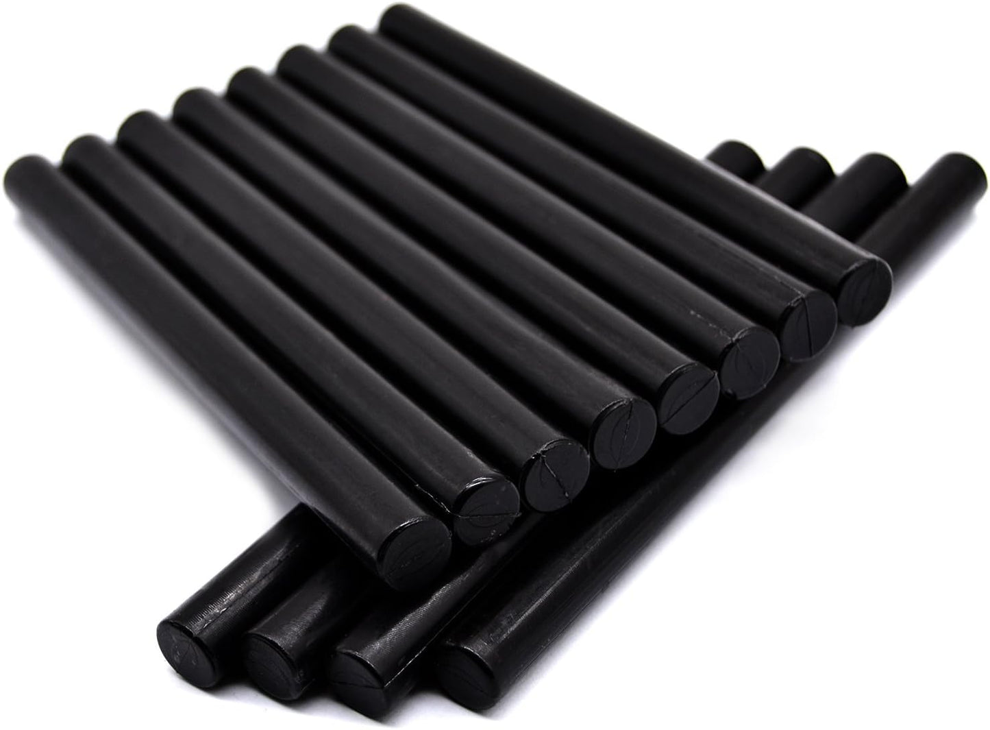 Black Large Sealing Wax Sticks for Hot Melting Glue Gun - Pack of 12 - Homemade Wax Seals for Thanks Card Envelope, Event Party Invitation, Hallowen Decors