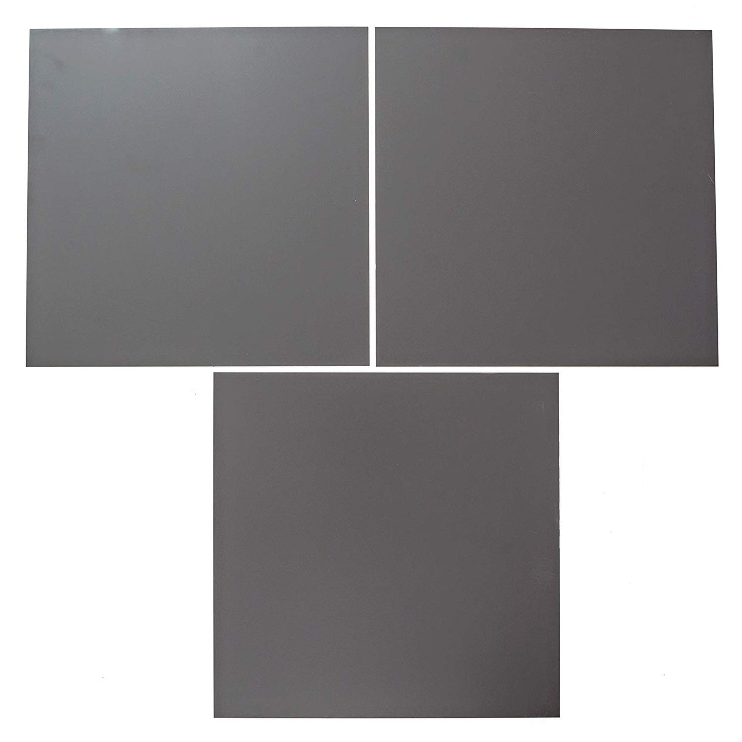 EAGLE 1: 12" x 12" 26 Gauge Sheet Metal Squares (3 Pack Per Order, Multiple Colors) Great for Arts, Crafts, DIY Home or Work Projects (6" X 6", Charcoal Grey)