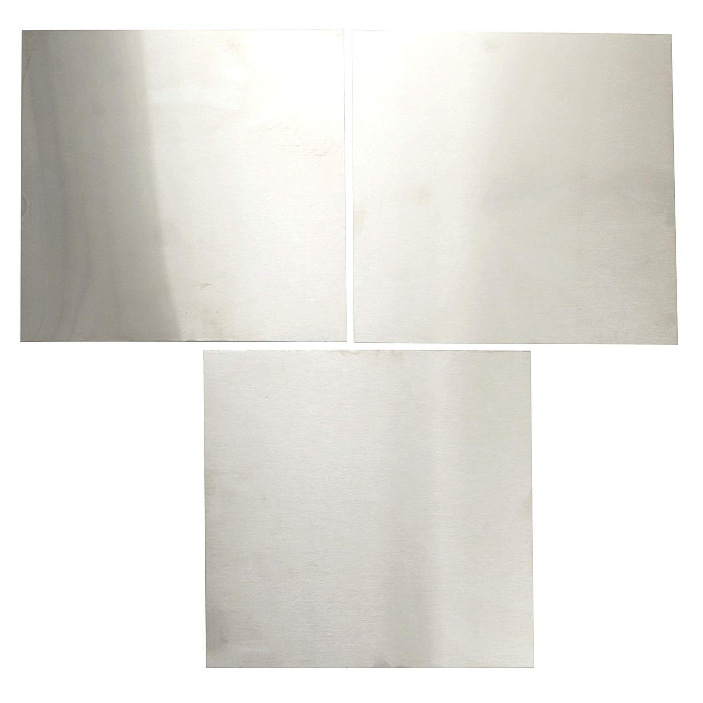 EAGLE 1: 12" x 12" 26 Gauge Sheet Metal Squares (3 Pack Per Order, Multiple Colors) Great for Arts, Crafts, DIY Home or Work Projects (18" X 18", Stainless Steel)