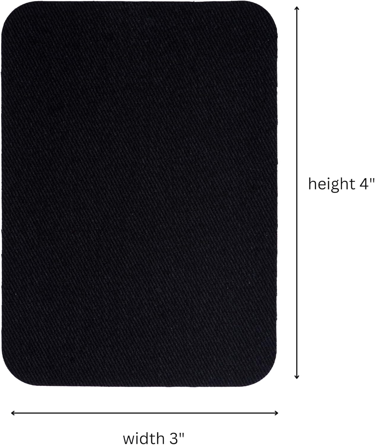 Johnson & Smith Iron On Patches - 12-Piece Iron On Patch for Clothing, Pants Repair - Adhesive Fabric Patches - Easy to Use, No Sewing Needed - Cool Rectangle Patches – Green and Navy