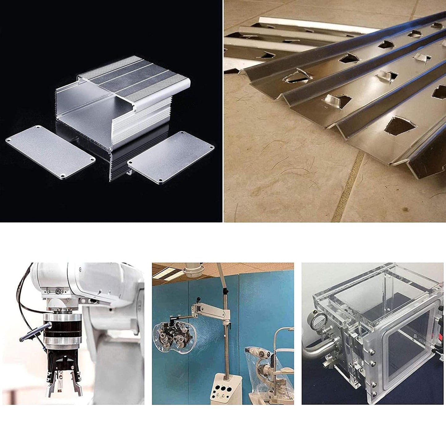 2Pack 6061 T651 Aluminum Sheet Metal 6" x 12" x 1/16"(0.06”) Flat Plain Thin Aluminum Plate Covered with Protective Film, 1.5mm Heat Treatable Rectangle Aluminum Metal Plate for Crafting, lndustry