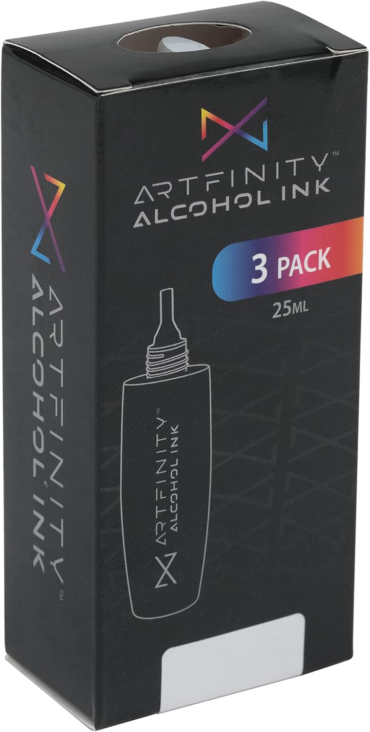 Alcohol Inks 3 Pack - Vibrant, Professional, Dye-Based Alcohol Inks for Artfinity Alcohol Markers, Artists, Drawing, & More! - Chartreuse YG1-3