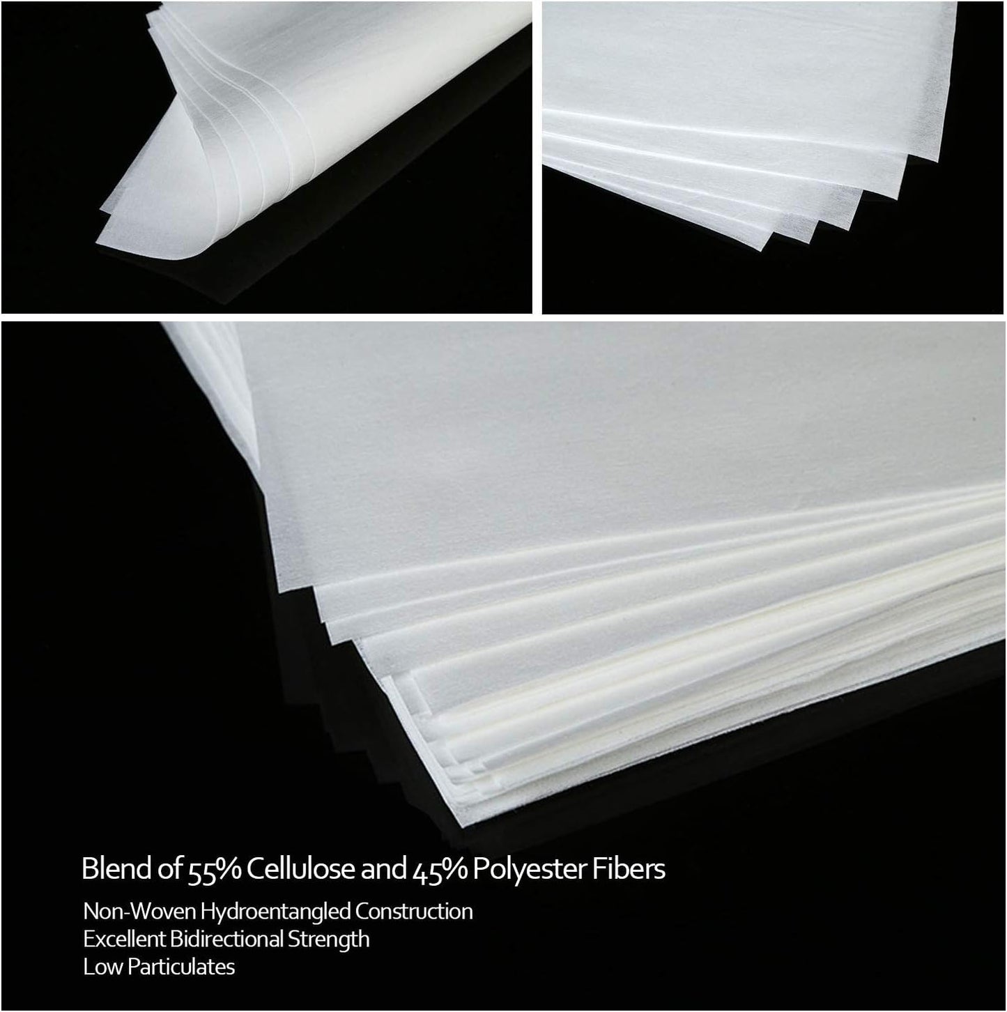 AAwipes Cleanroom Wipers 4x 4 (1200 Pcs, Cellulose/Polyester Blend, Grade A, 68GSM) Lint Free Wipes 4" x 4" for Lab, Electronics, Pharmaceutical, Printing and Semiconductor Industries