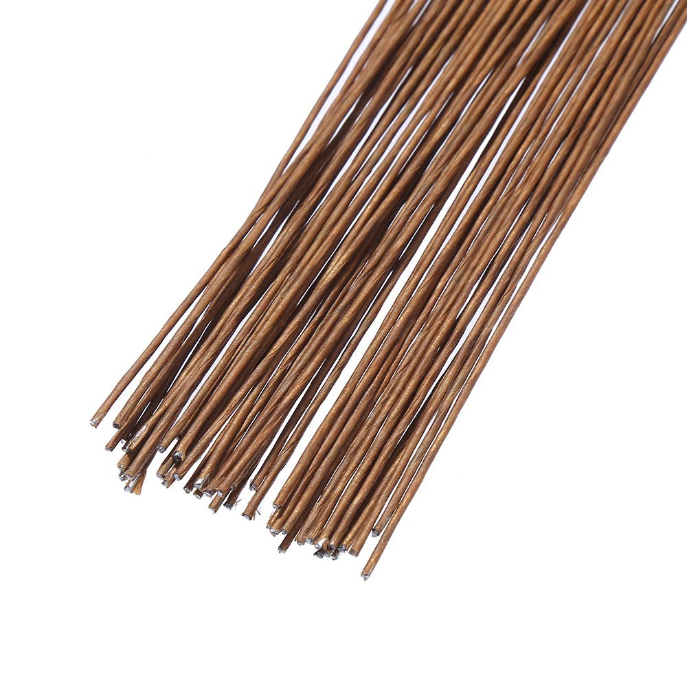 DECORA 18 Gauge Brown Floral Wire for Artificial Flower Making 16 inch,50/Package