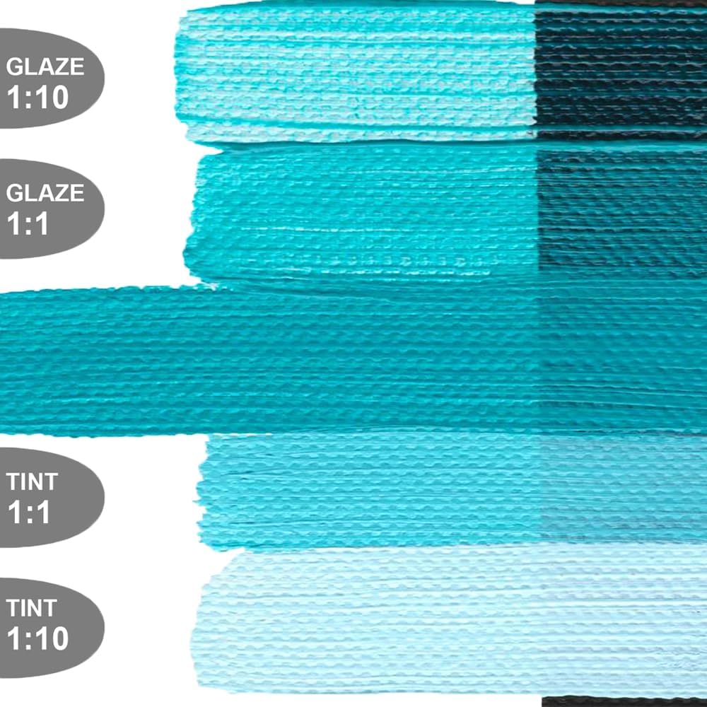 OPEN Slow-Drying Acrylics by GOLDEN, Cobalt Teal, 5 fl oz. tube, Professional Acrylic Paint, Semi-Opaque