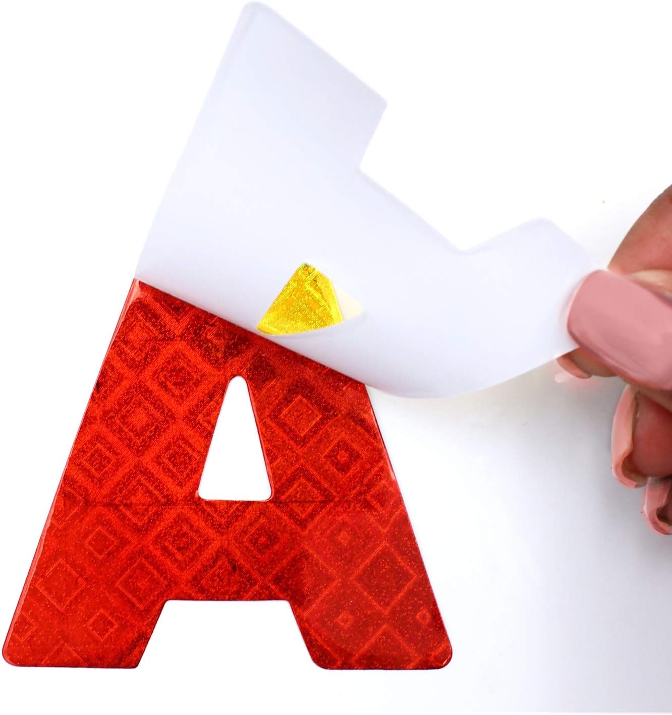 ArtSkills Poster Letters 4” Paper Letters for Poster Board Projects, Classroom Bulletin Boards, Sign Making Supplies, Holographic, 190 Pieces