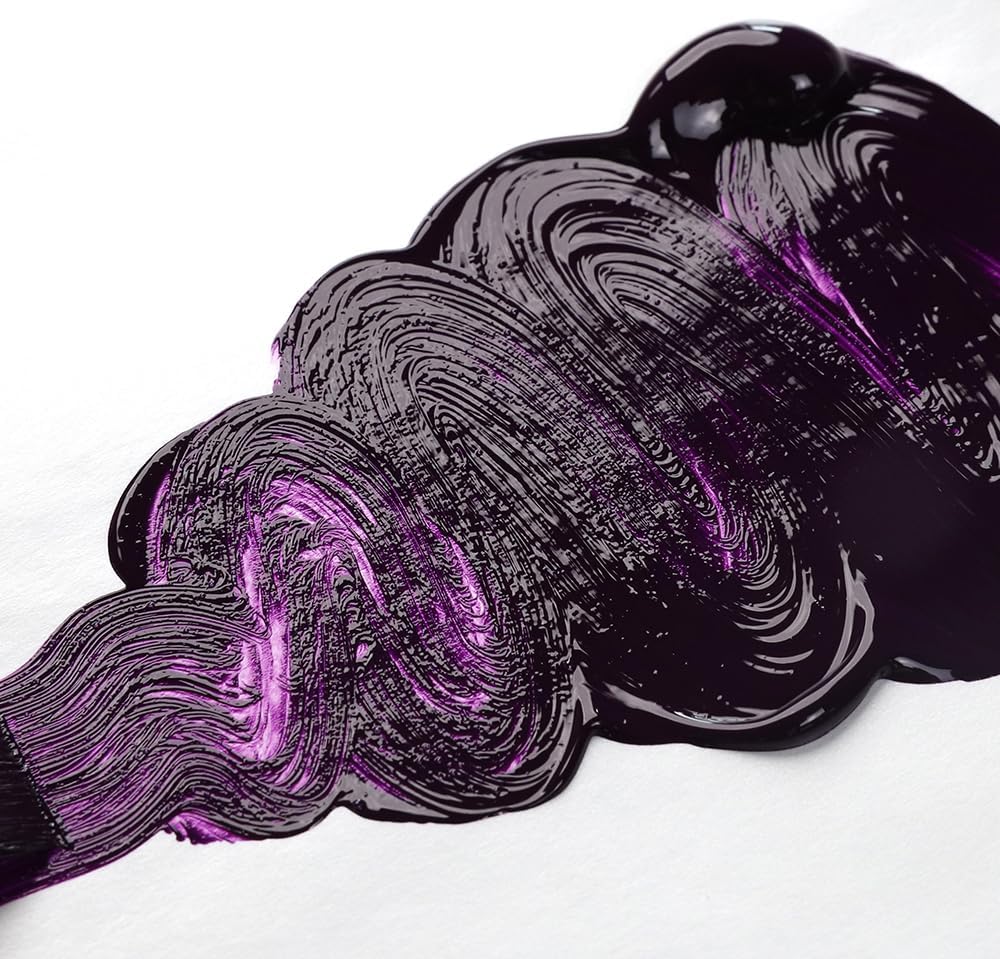 OPEN Slow-Drying Acrylics by GOLDEN, Permanent Violet Dark, 2 fl oz. tube, Professional Acrylic Paint, Transparent