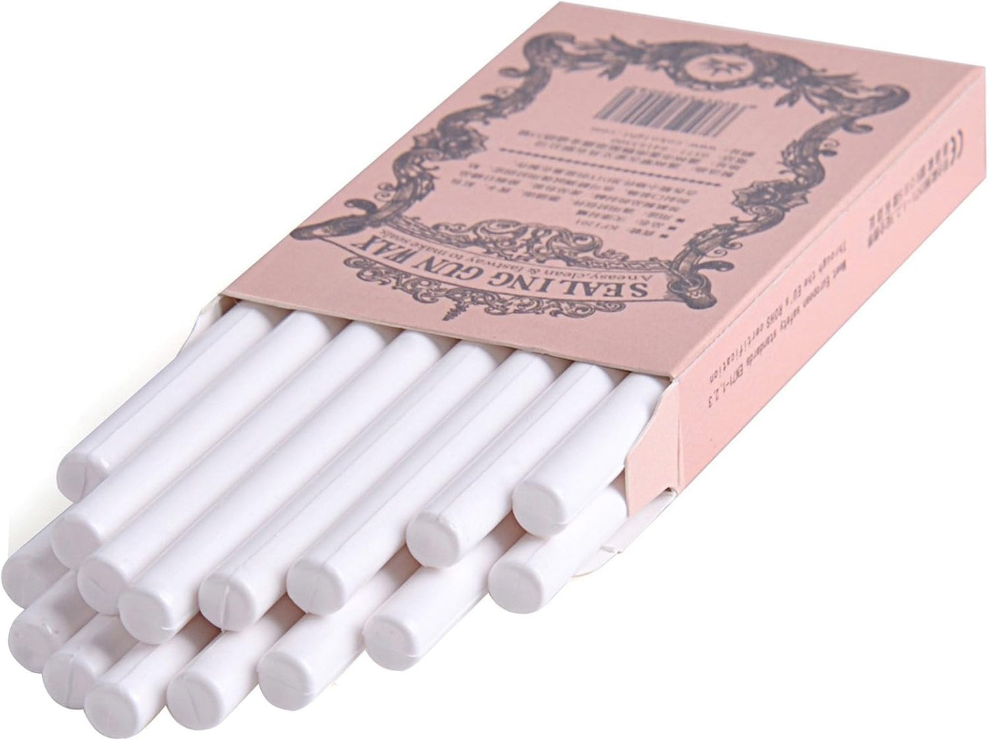 Mini Glue Gun Sealing Wax Sticks for Envelope Wedding Invitation Sealing Decoration Pack of 16 in White