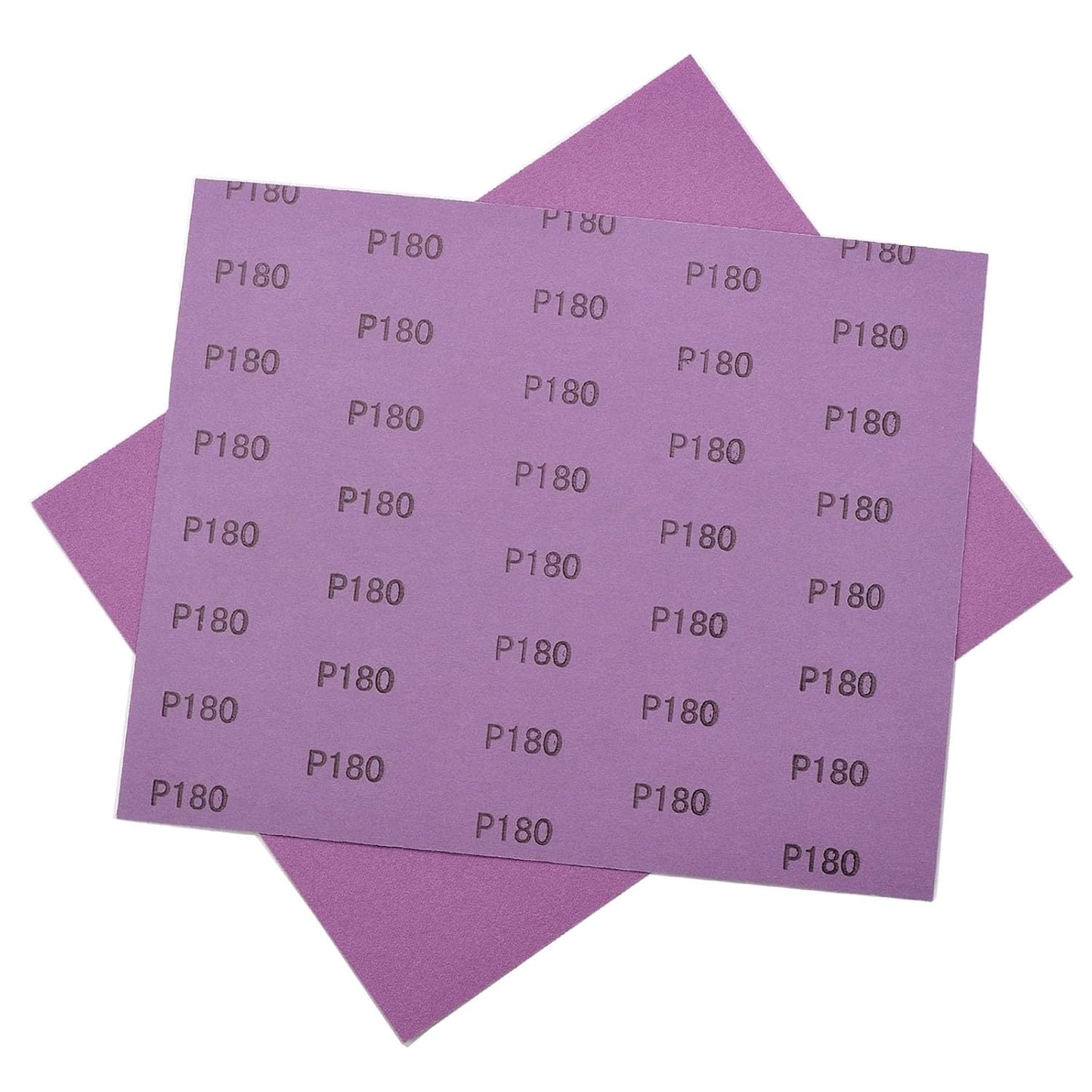 Sandpaper 10Pcs, 180 Grit Sandpaper, Wet Dry Sandpaper Sheets 9 X 11 Inch, White Fused Alumina Abrasive, Fine Sander Paper for Wood Furniture Finishing, Metal Sanding, Automotive Polishing