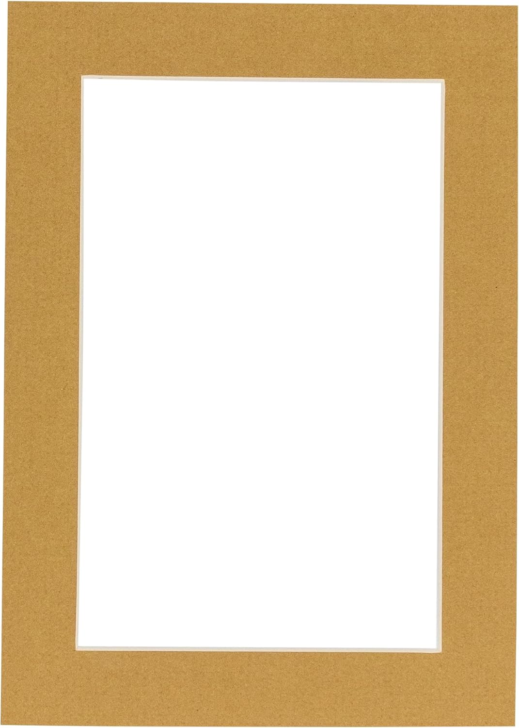 8x10 Mat for 6x8 Photo - Precut Rattan Beige Picture Matboard for Frames Measuring 8 x 10 Inches - Bevel Cut to Display Art Measuring 6 x 8 Inches - Acid Free ONE MAT with Backing Board & Clear Bag