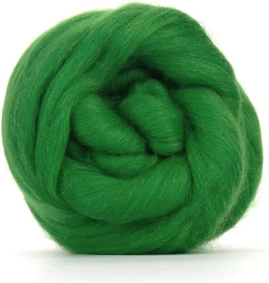 Revolution Fibers Merino Wool Roving | Premium Combed Wool Top | 22 Micron, Perfect for Felting Projects, Spinning, Wall Hangings and Tapestry (Lawn)