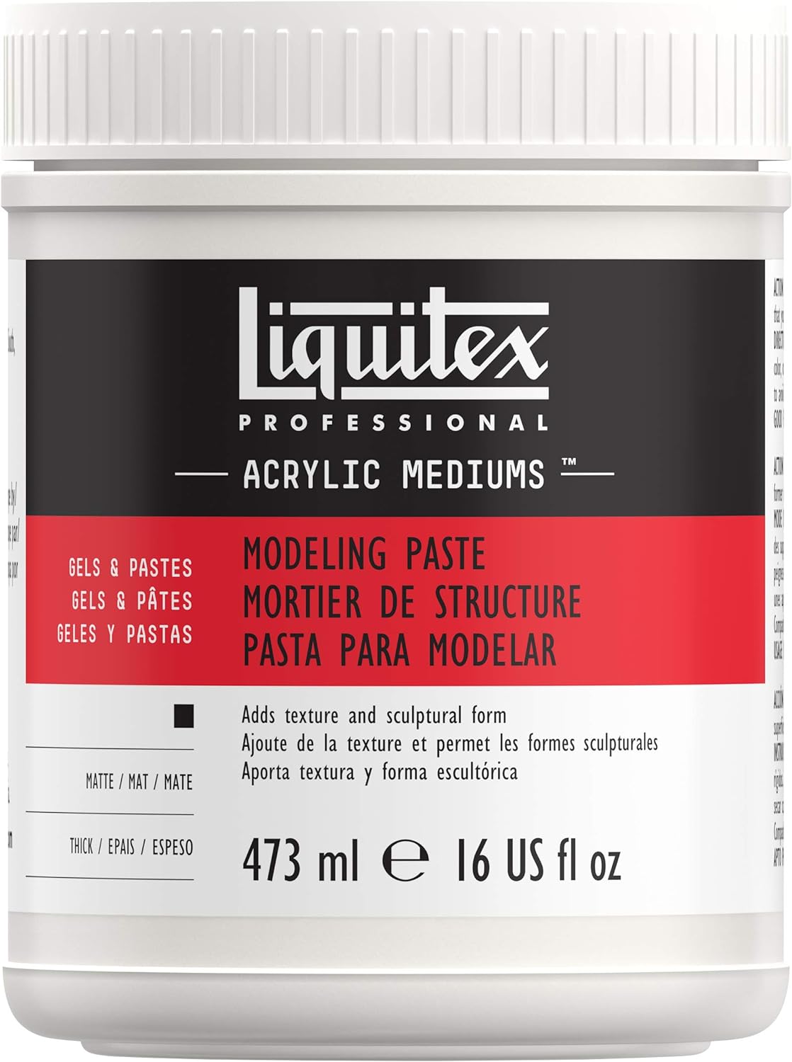 Liquitex Professional Modeling Paste, 473ml (16-oz)