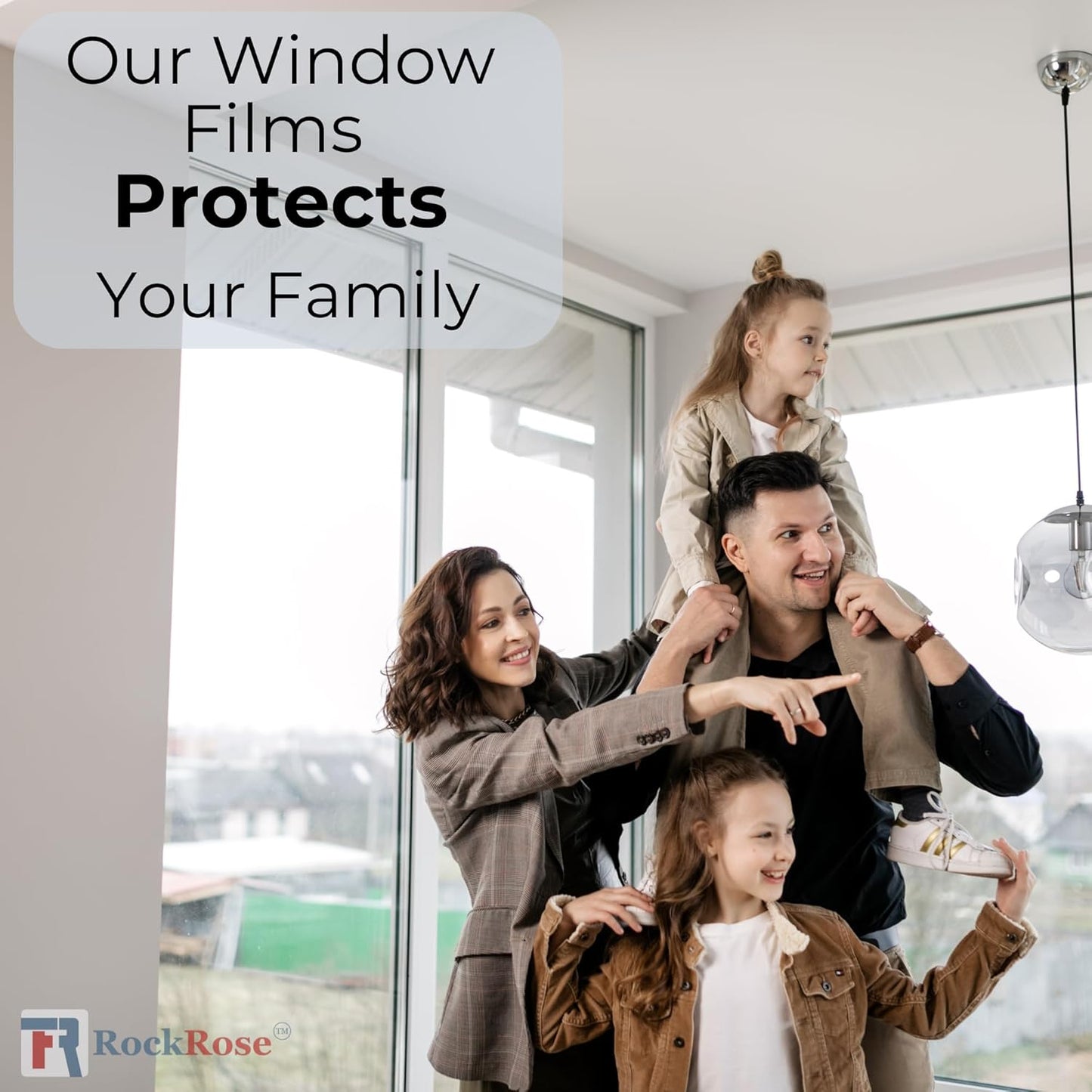 UV 99% Security and Safety 4 Mil Clear Window Film Shatterproof Anti Shatter Tempered Glass Film for Home and Office Windows (Clear, 30 in x 15 FT)