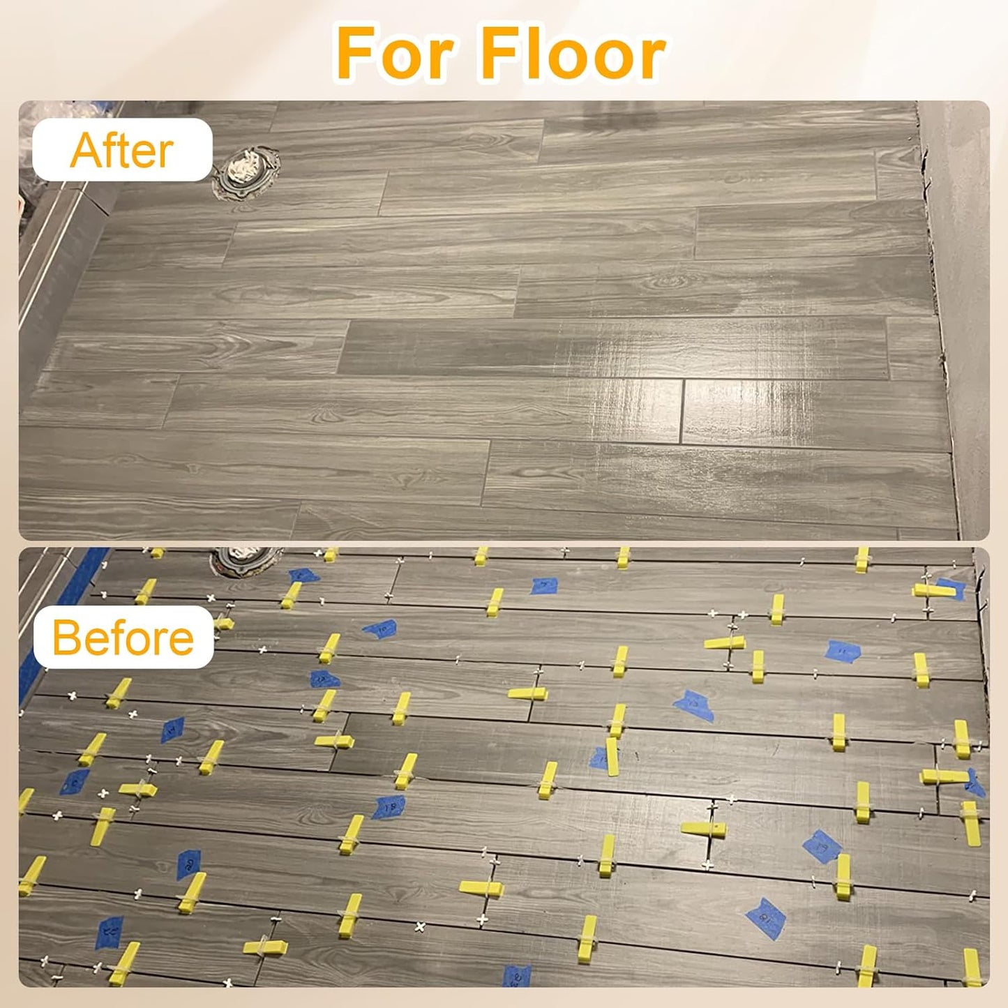 Storystore Tile Leveling System with Tile Pliers - 3000 Piece Tile Spacers Clips and 300 Piece Reusable Wedges, 1/16 Inch Tile Installation Tools Kit