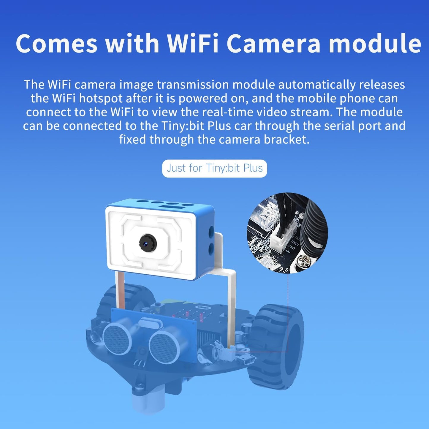 Yahboom Micro:bit Start Robot Kit with ESP32 Camera HD Video App Control for 8+ DIY Programmable STEM Education Toy Car with Tutorial Super Cost-Effective (with v2)