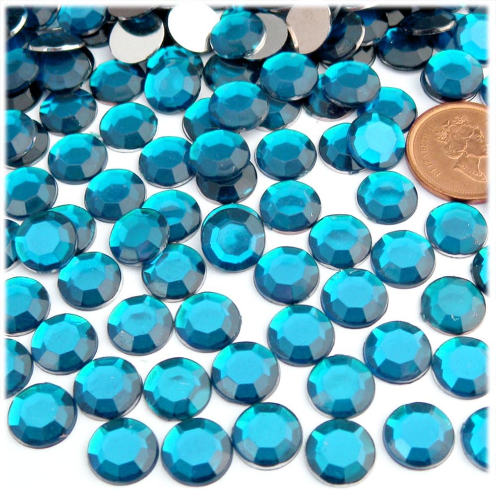 The Crafts Outlet 144pc Rhinestones Round 10mm - Lavender Light Purple or Light Amethyst