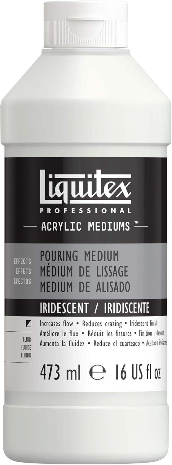 Liquitex Professional Effects Medium, 473ml (16-oz), Iridescent Pouring Medium