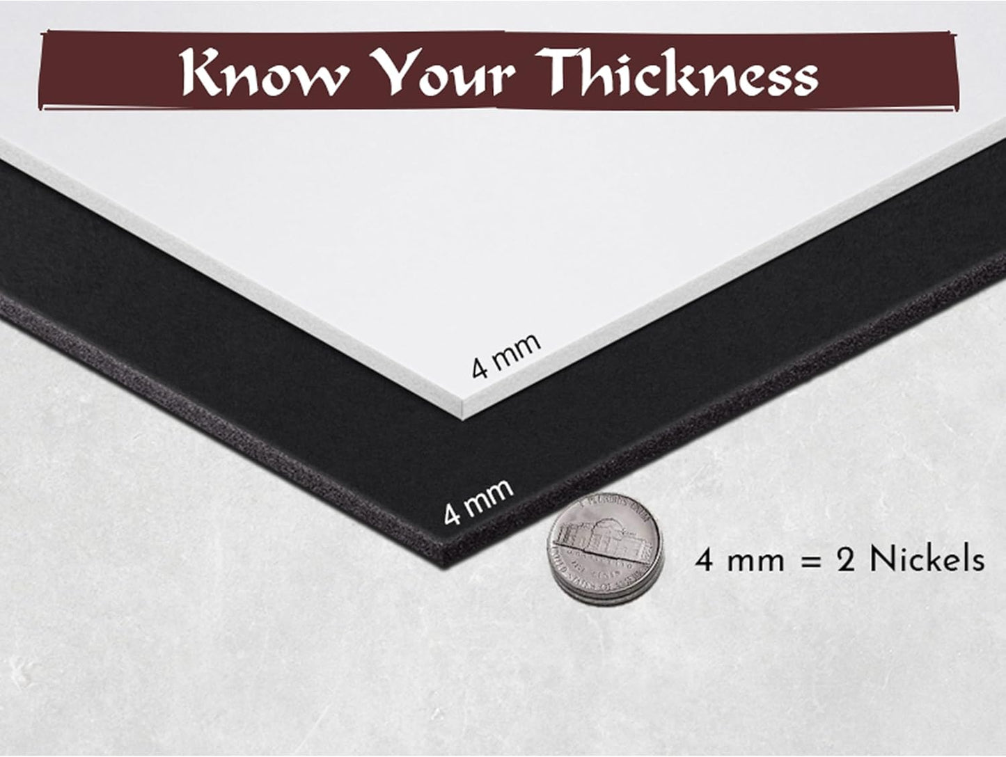 2-Pack Shape Retention EVA Cosplay Foam - 4mm Thick (White) 14x39 inch High Density EVA Craft Foam Sheets - Premium 85 kg/m3 Heat Shape Material for DIY, Comic, Con or Halloween Costumes - The Foamory