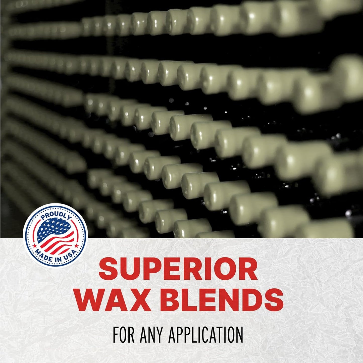 Blended Waxes, Inc. Bottle Sealing Wax Beads, Premium Pastille Wax Seal Beads For Wine, Beer, and Liquor Bottle Closure, Seals Between 25-30 Bottles, 1 lb, White