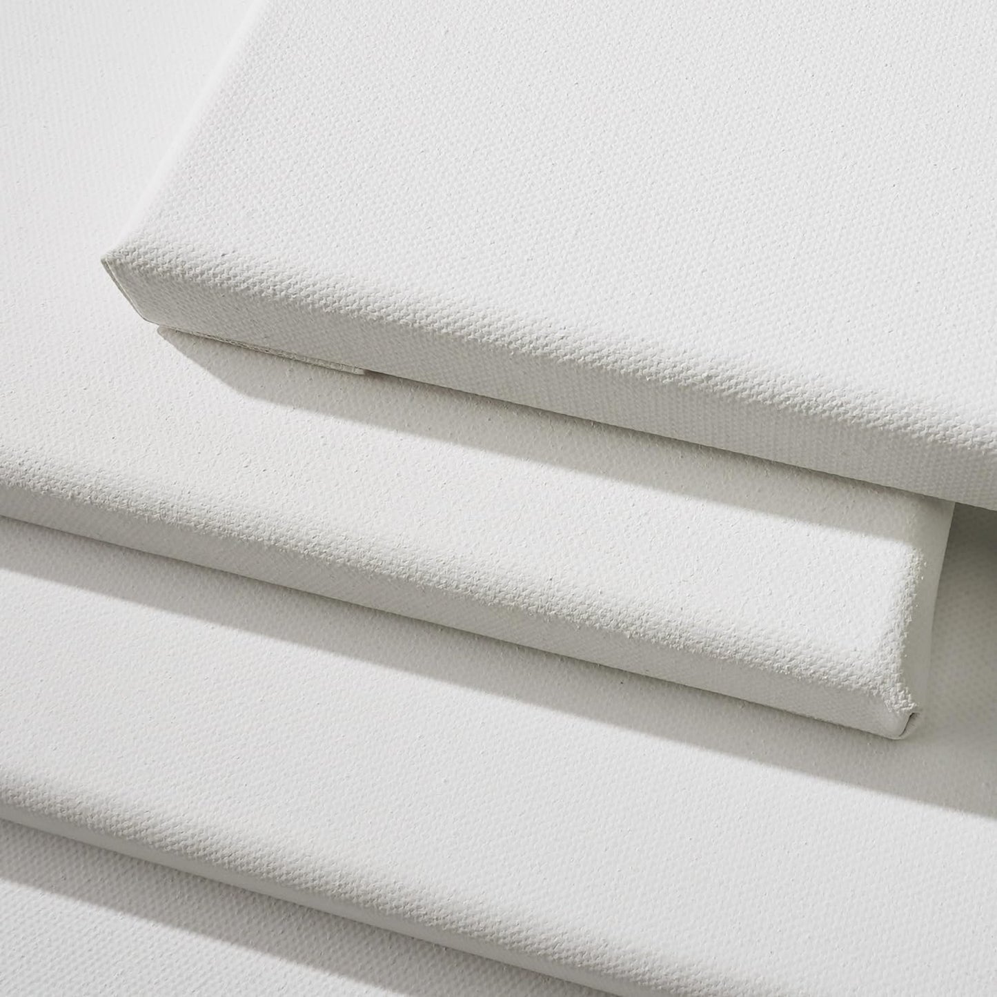 PHOENIX 6x6 Inch 6 Pack Artist Canvas - Small Square Stretched Canvases for Painting - 3/4 Inch Profile, 100% Cotton 11 Oz. Gesso Primed White Blank Professional Canvas Oil & Acrylic Paints