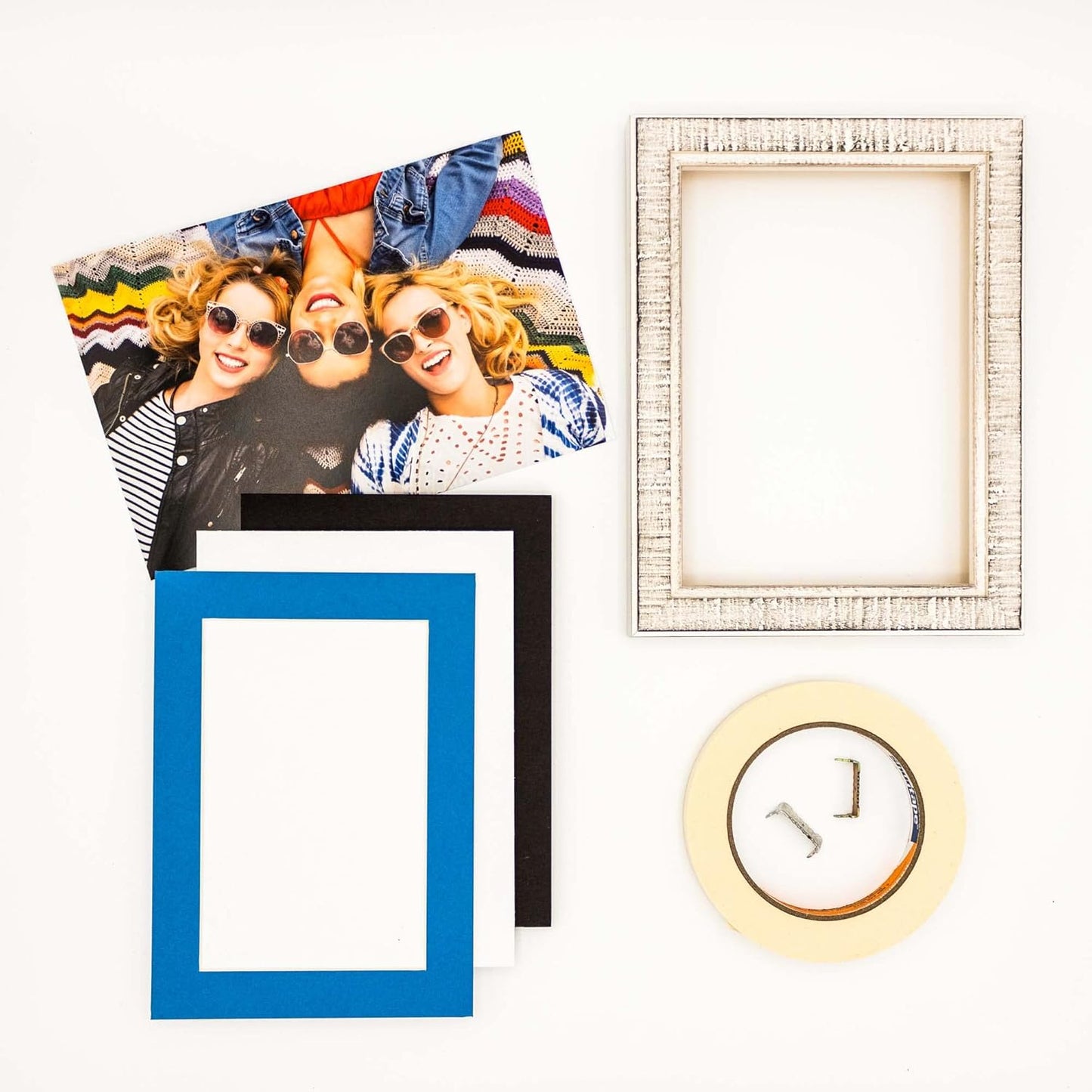 8x10 Mat for 6x8 Photo - Precut Bay Blue Picture Matboard for Frames Measuring 8 x 10 Inches - Bevel Cut Matte to Display Art Measuring 6 x 8 Inches - Acid Free ONE MAT