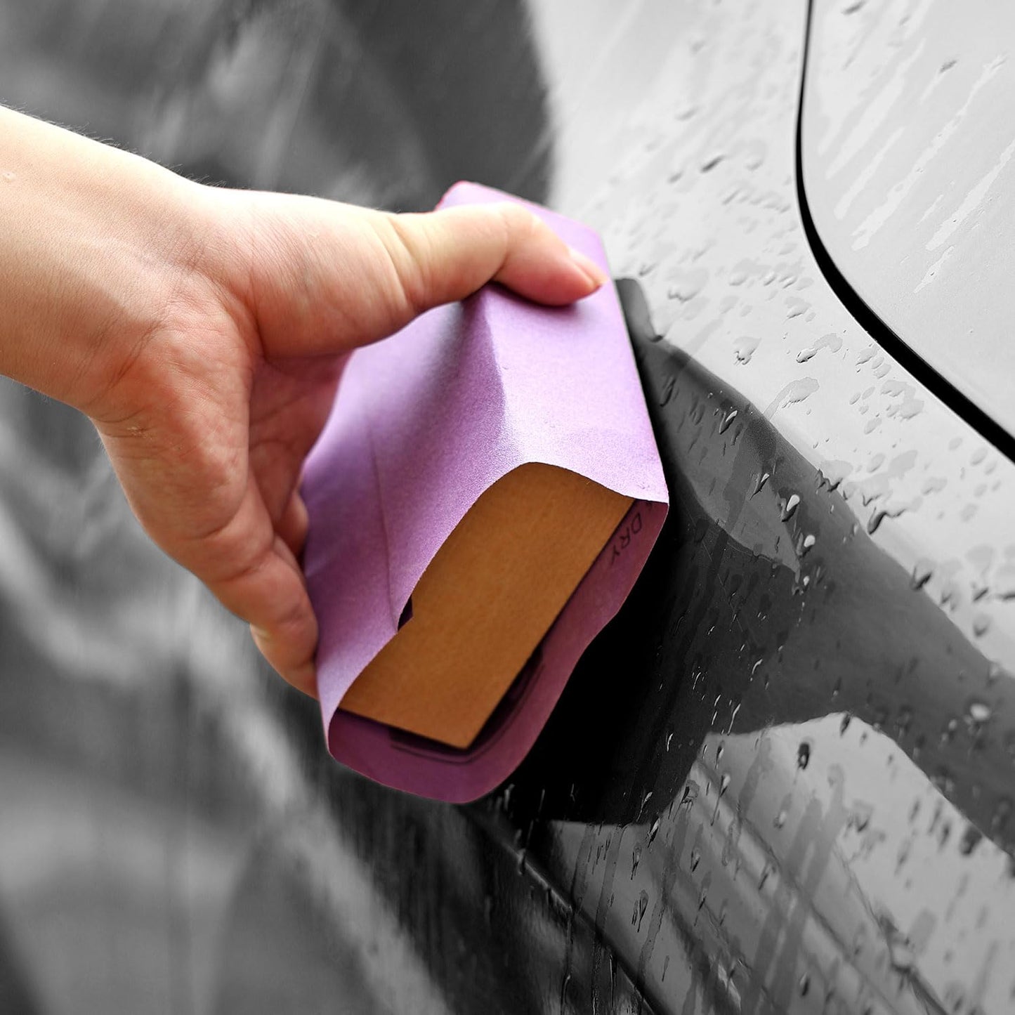 Sandpaper 80 Grit 20 PCS, Wet Dry Sanding Sheets 9 x 11 Inch, Purple Alumina Abrasive Sand Paper for Wood, Metal, Drywall, Resin, Automotive Sanding, Polishing, Grinding, by POLIWELL