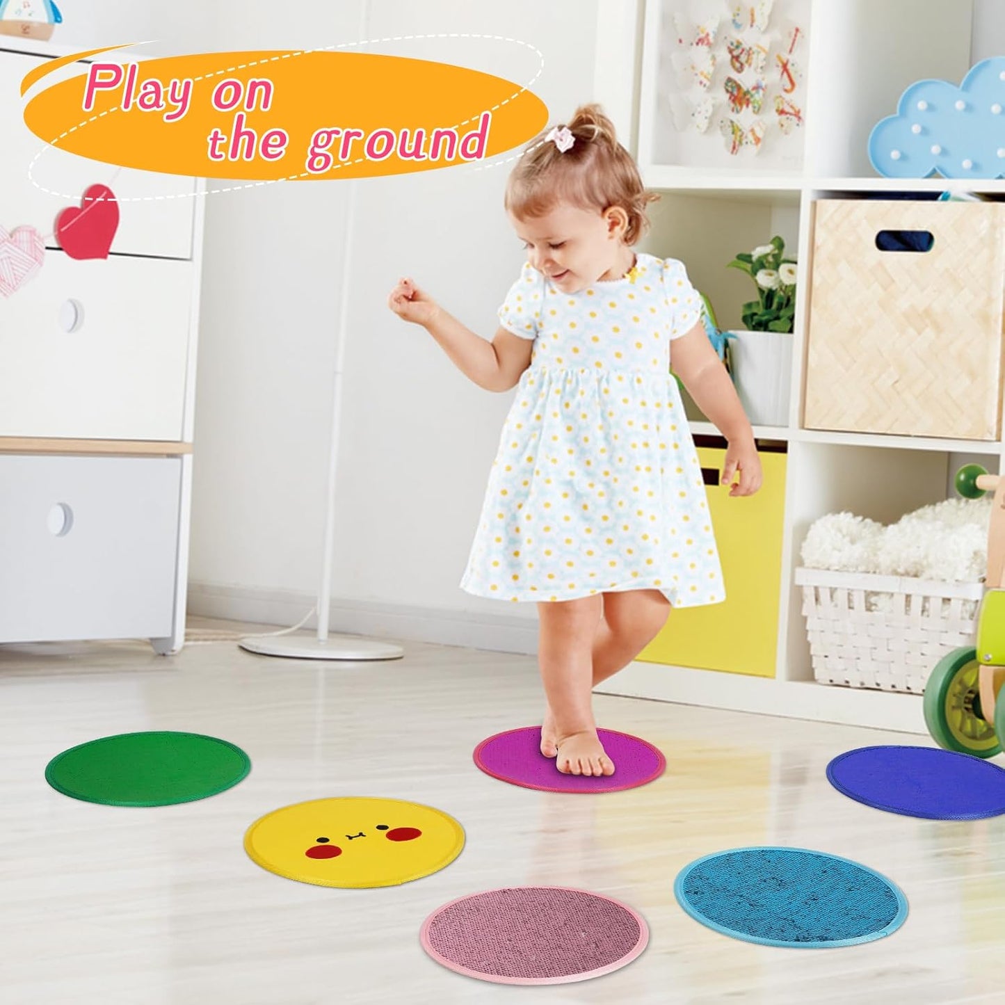 Sensory Wall Panel for Kids, Sequin Sensory Wall, Sensory Mats for Autistic Children and Toddlers, Wall Busy Board Sensory Room Must Haves (Flower)