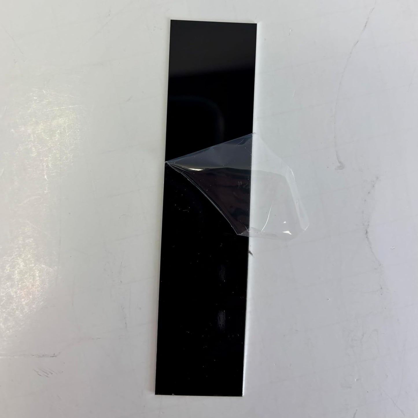 Blank Metal Plates for Laser Engraving - 4 Pack | Aluminum Sheets 0.020" Thick | CO2, Diode, Fiber Laser Compatible | Multiple Sizes & Colors (Black (engraves gold), 2x8.25 inch)