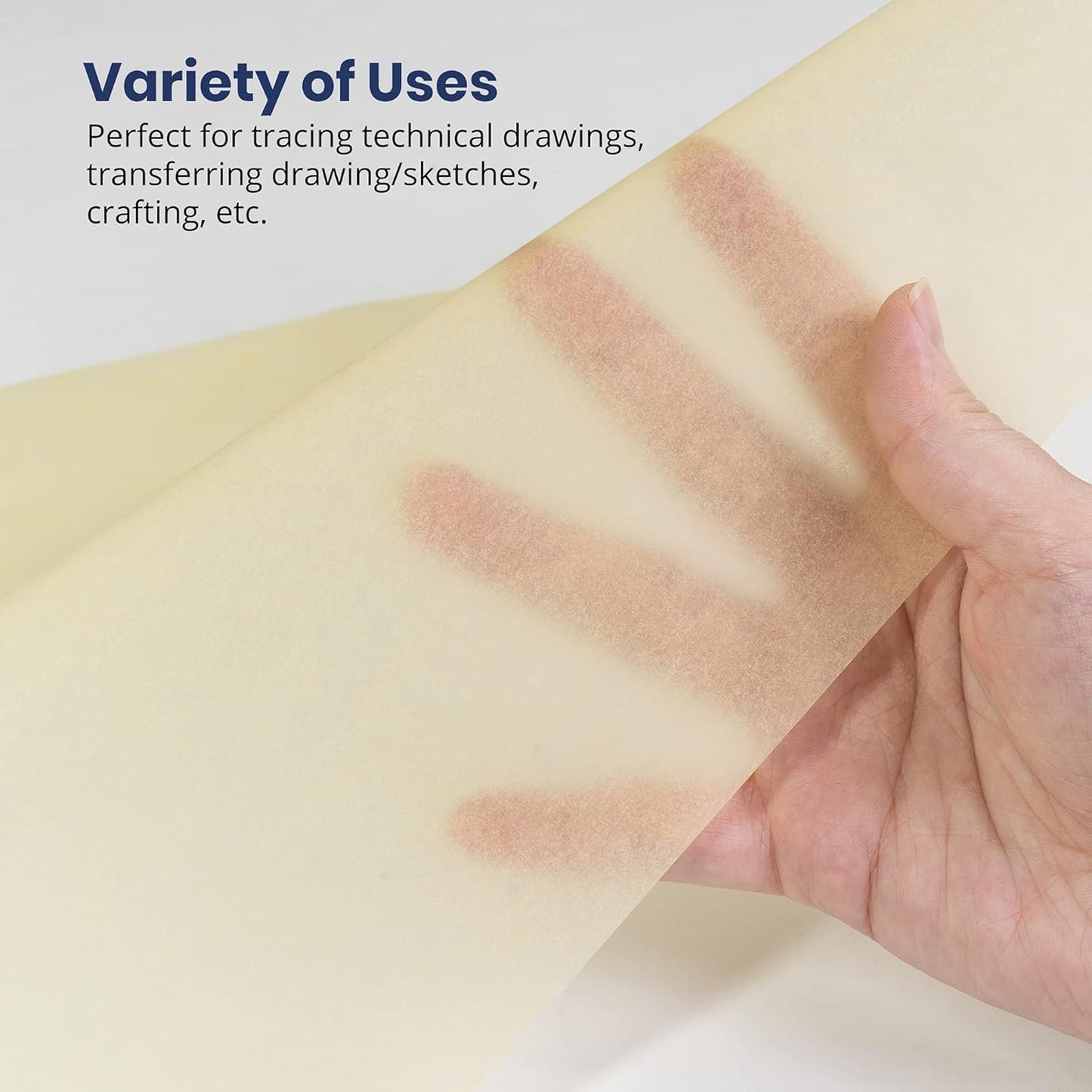 Pacific Arc Tracing Paper Roll, Yellow, 12 Inch x 50 Yard Roll