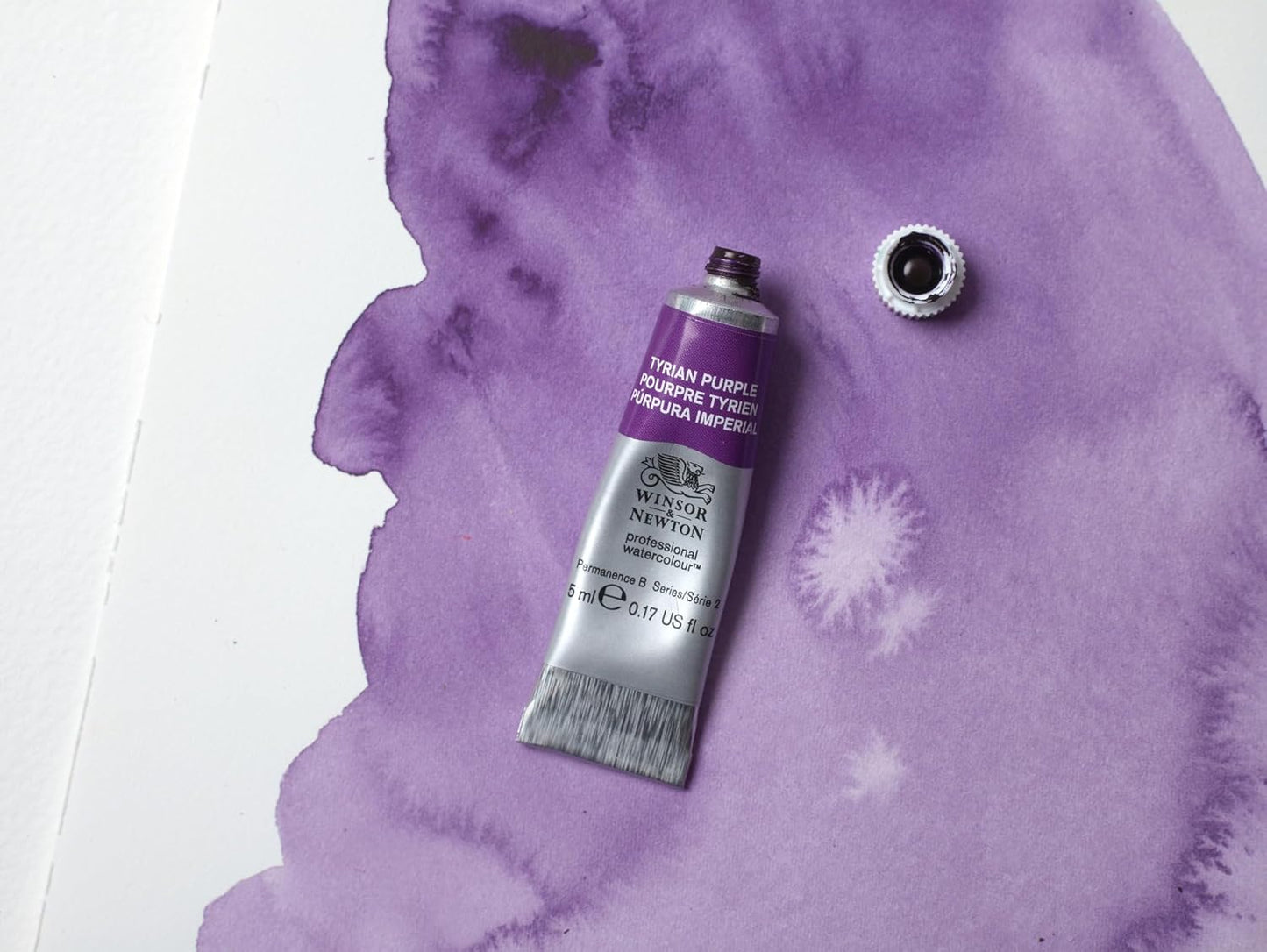 Winsor & Newton Professional Watercolour, Revival Collection, Half Pan, Tyrian Purple
