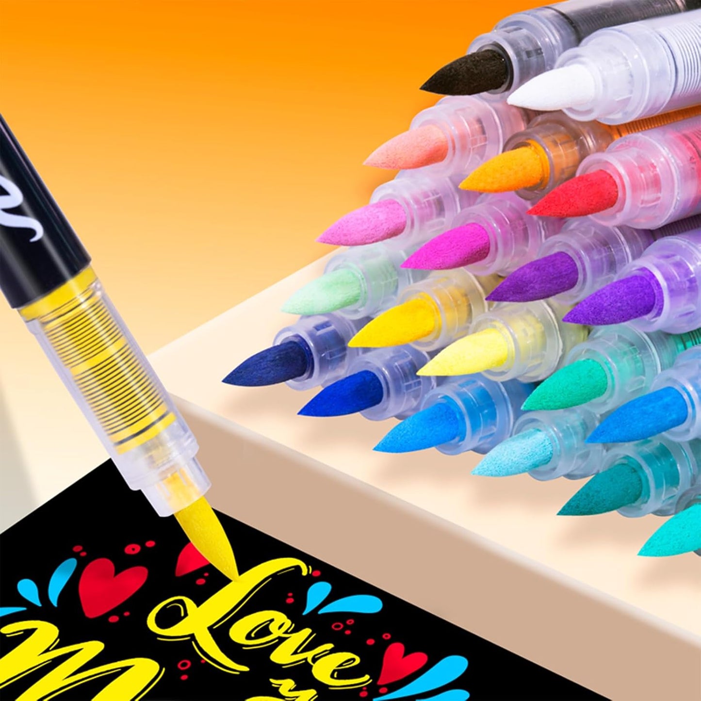 Guangna Acrylic Paint Markers,240 Colors with Direct-Liquid Ink Control System, Professional-Grade Paint Pen for Rock Painting, Canvas, Glass, Plastic, Fabric & Creative Crafts