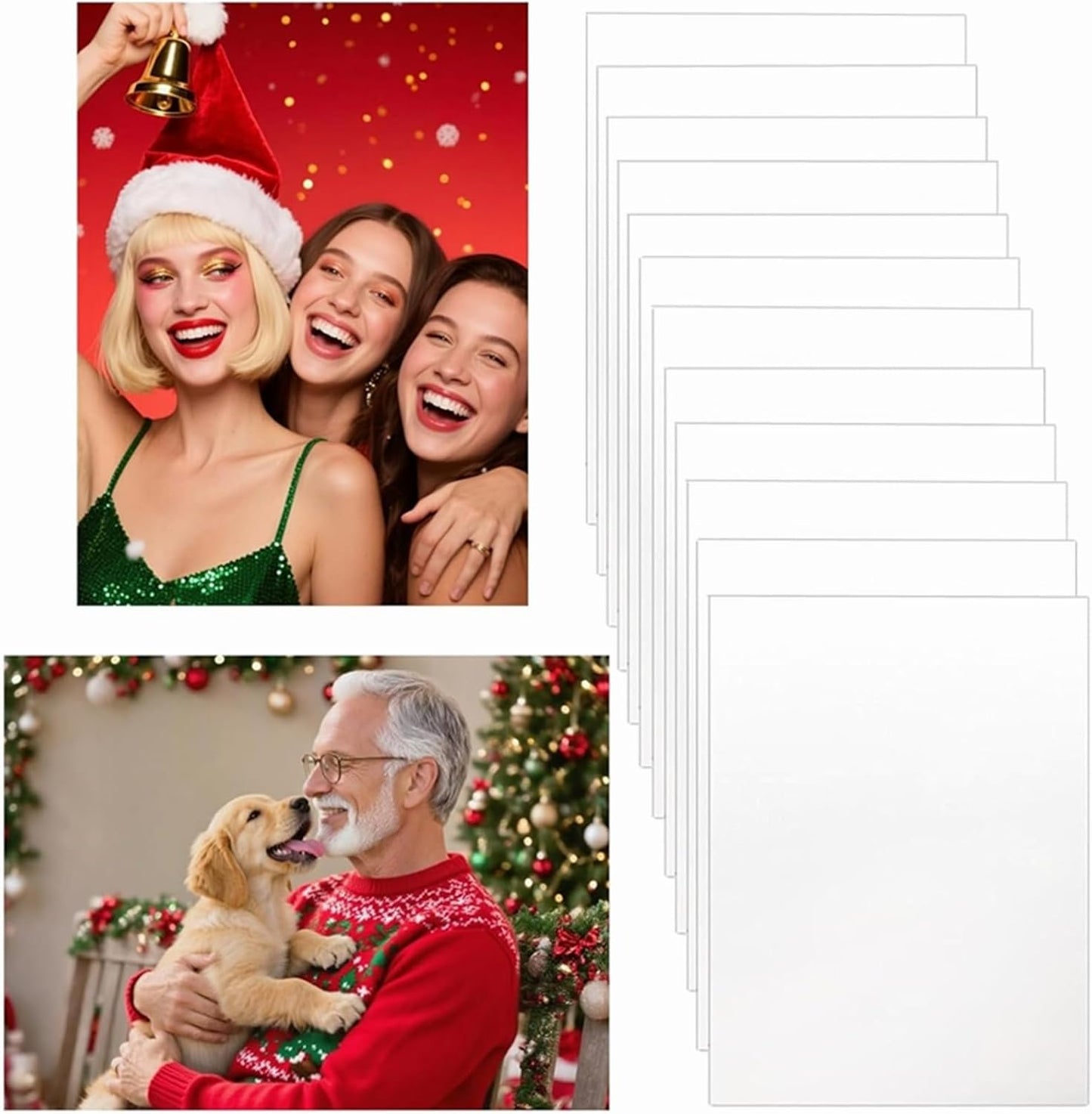 12pcs Sublimation Metal Photo Blanks 5x7 Inch - Make Your Permanent Photo Posters Signs, Sublimation Aluminum Blank for Crafters Small Businesses DIY Enthusiasts (Thickness 0.45mm)