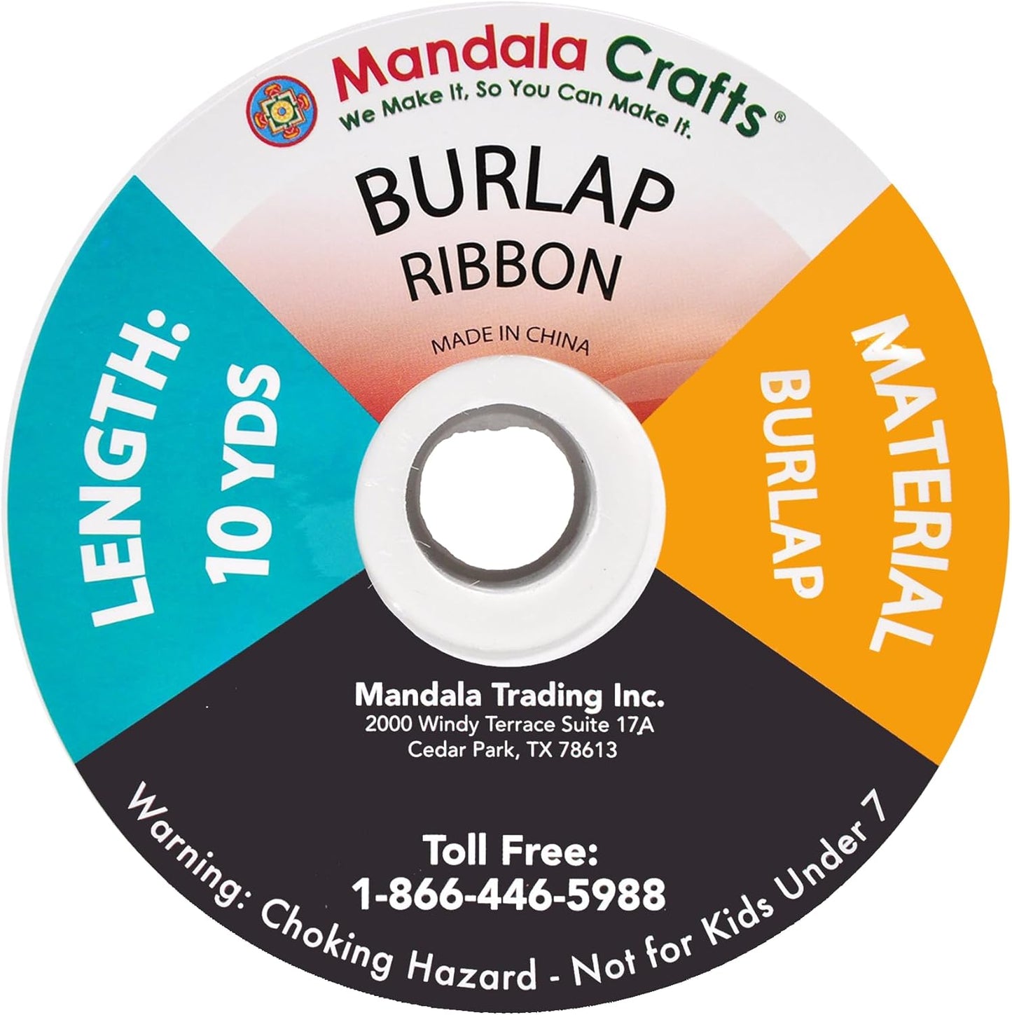 Mandala Crafts Green Burlap Ribbon 1 Inch Wide Jute Ribbons for Crafts - 20 Yds Roll Rustic Burlap Wrap Trim Ribbons for Wreaths Bows Wedding Party Decoration